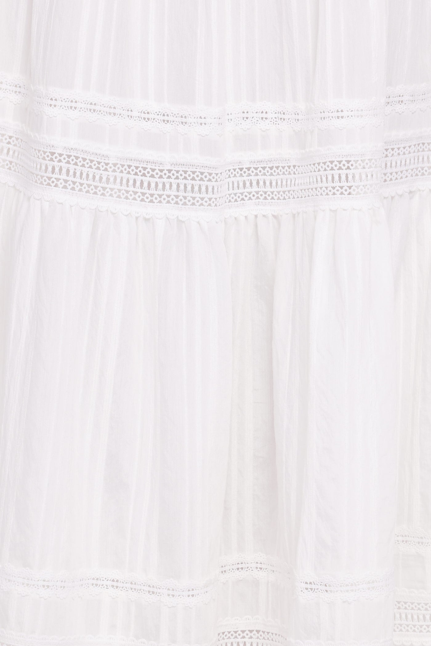 Peony Maxi Skirt - White