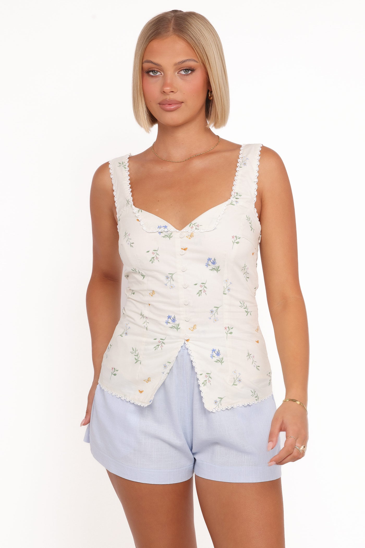 Tallulah Shorts - Pale Blue