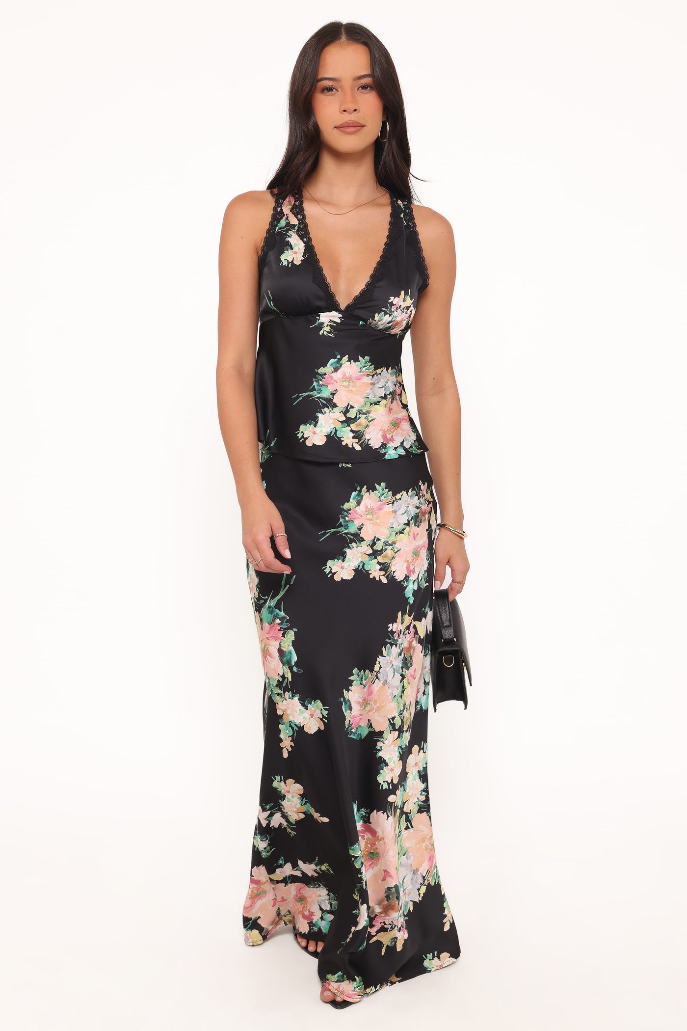 Velman Skirt - Black Floral