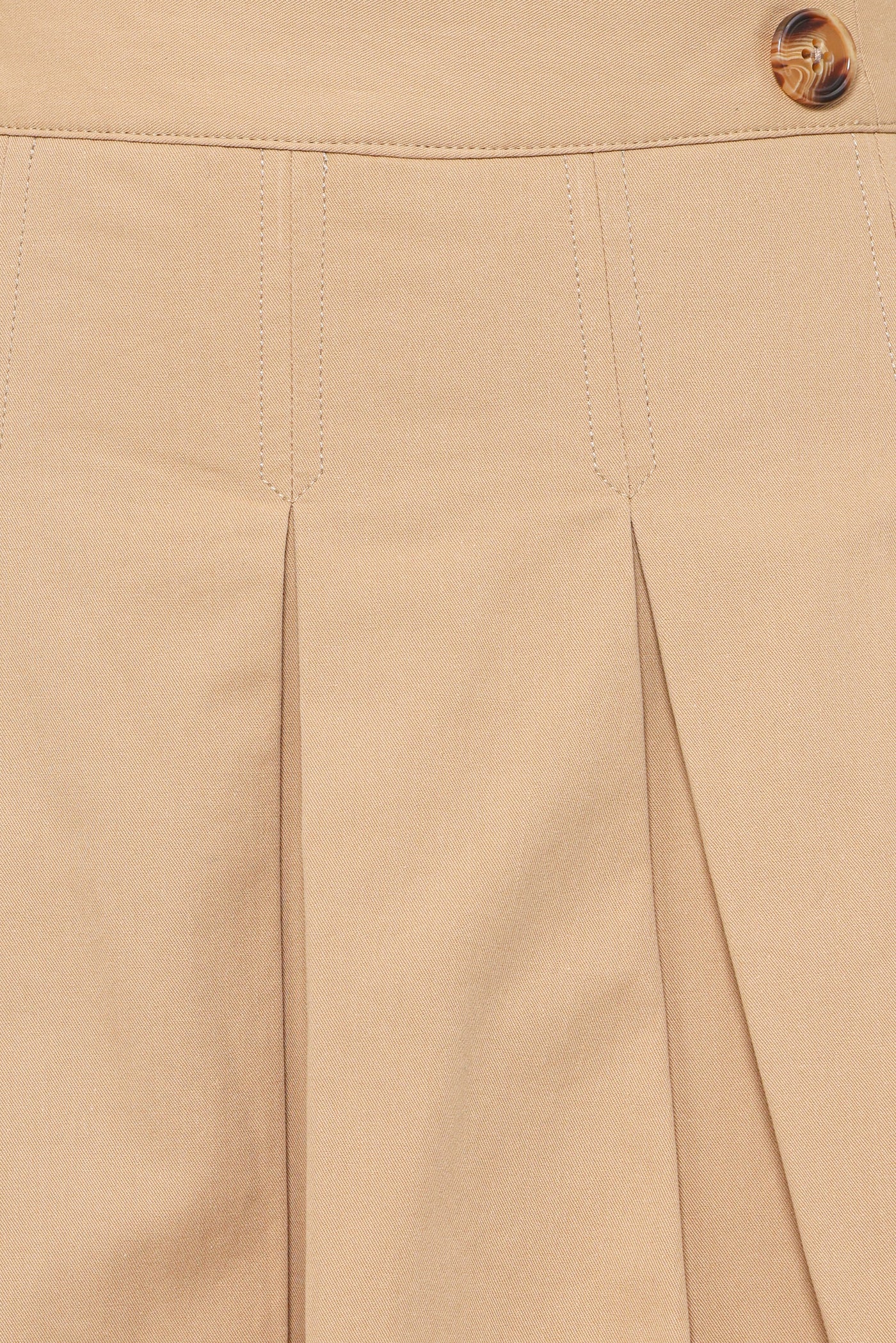 Willow Pleated Mini Skirt - Taupe