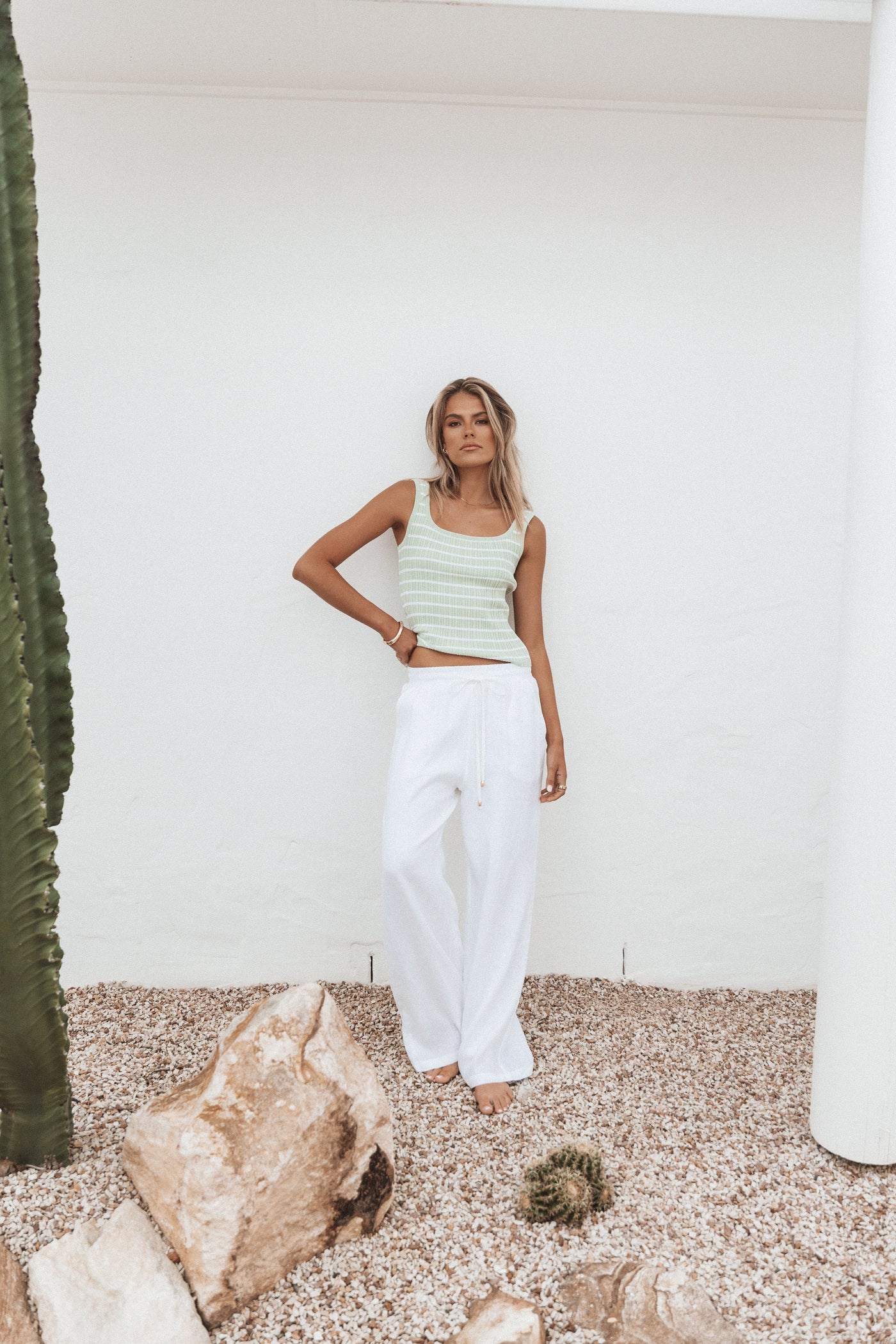 Wren Pant - White