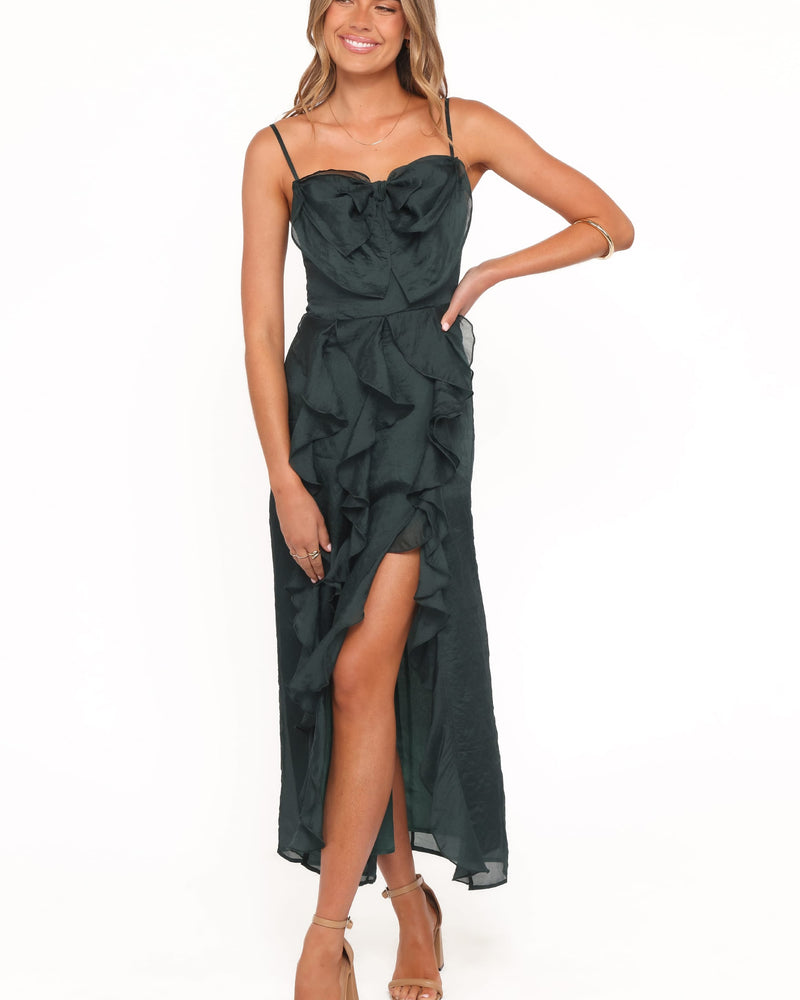 Adelyn Midi Dress - Emerald