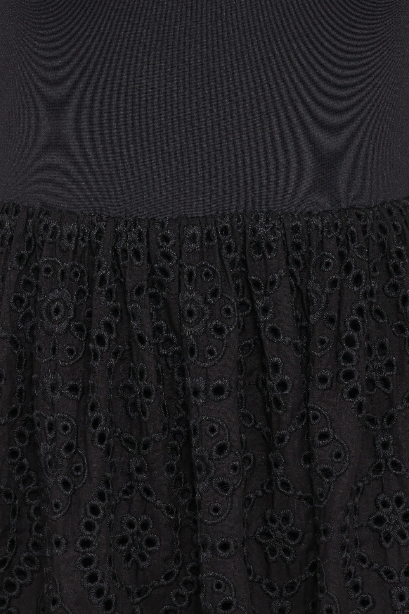 Alva Midi Dress - Black Broderie