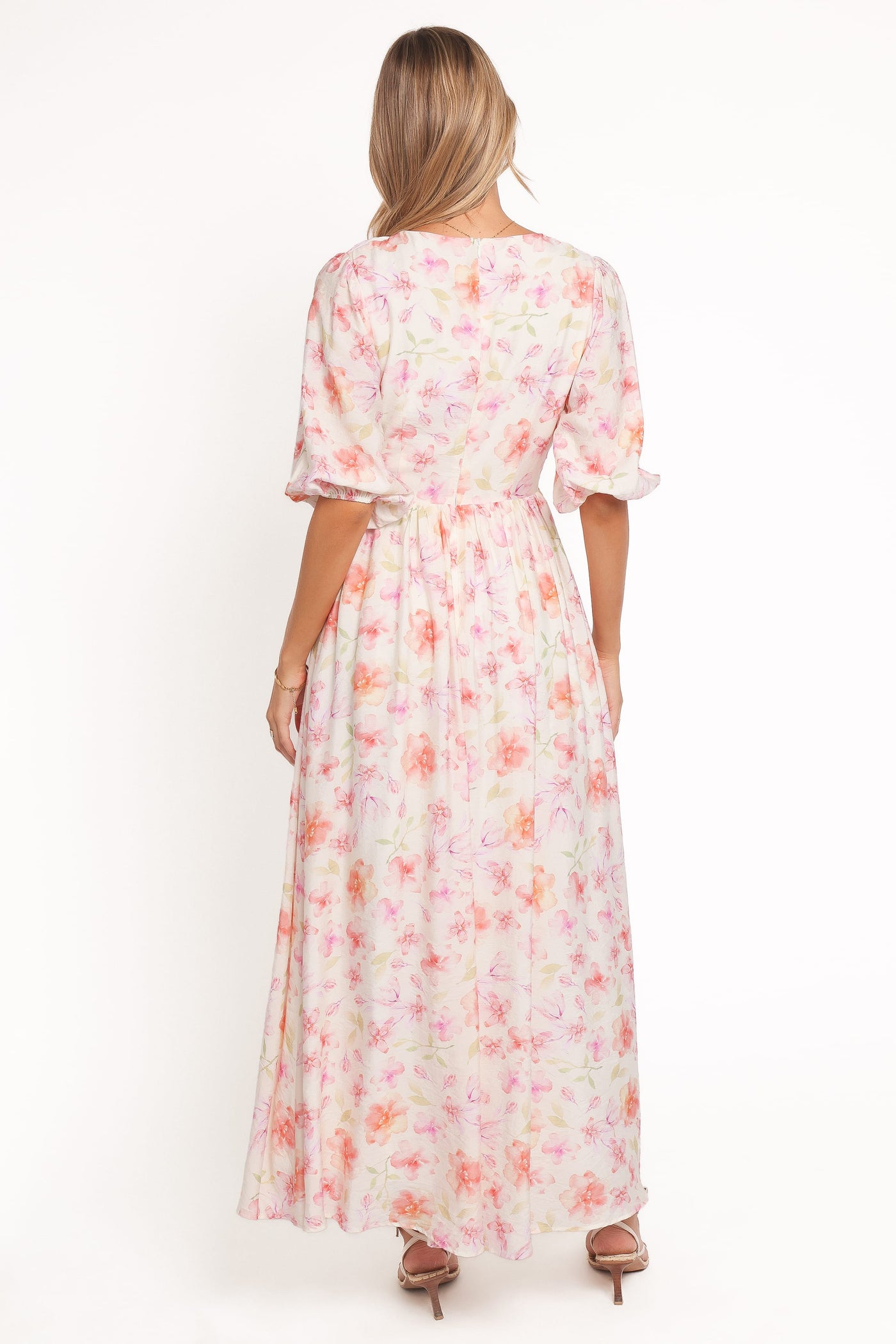 Andara Maxi Dress - White Floral