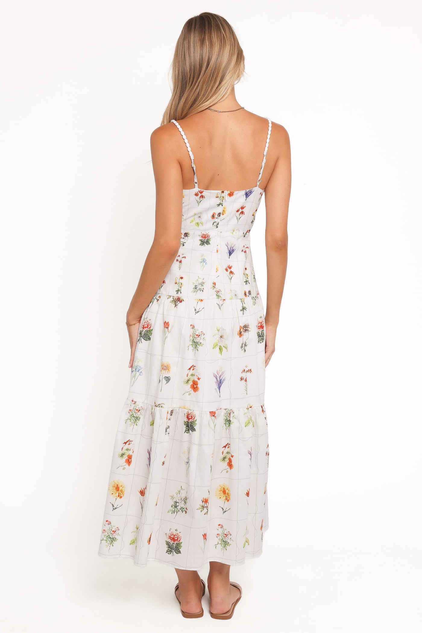 Brooks Maxi Dress - White Floral