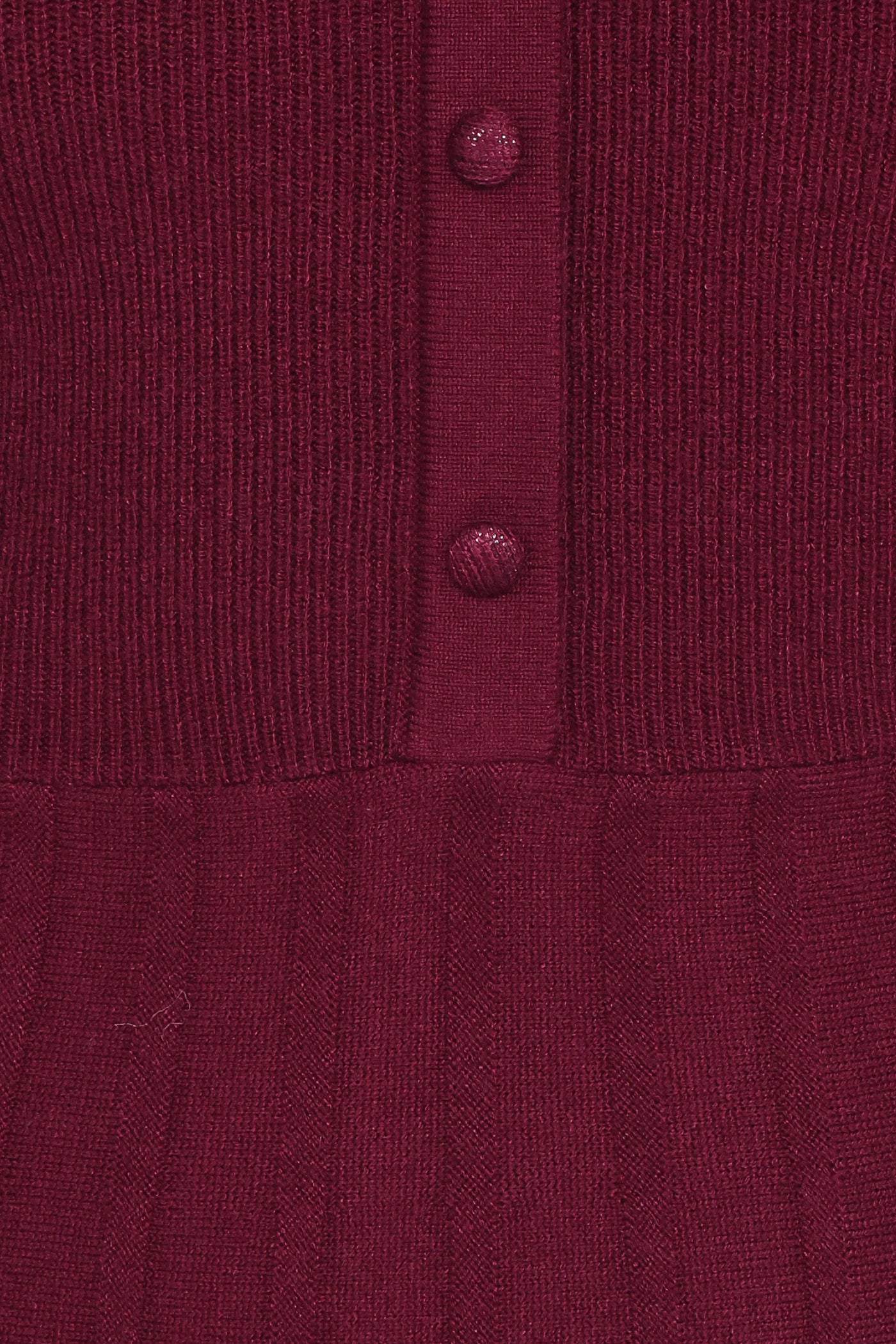 Darlina Long Sleeve Mini Dress - Burgundy