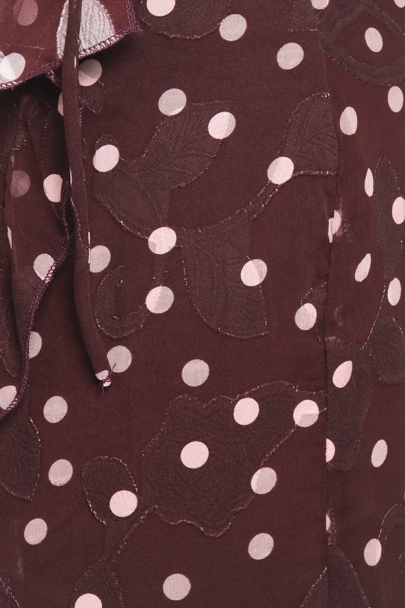 Delta Maxi Dress - Plum Polka Dot