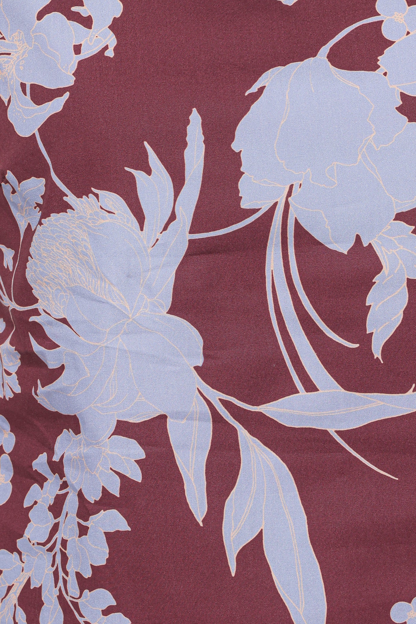 Elorna Mini Dress - Burgundy Floral