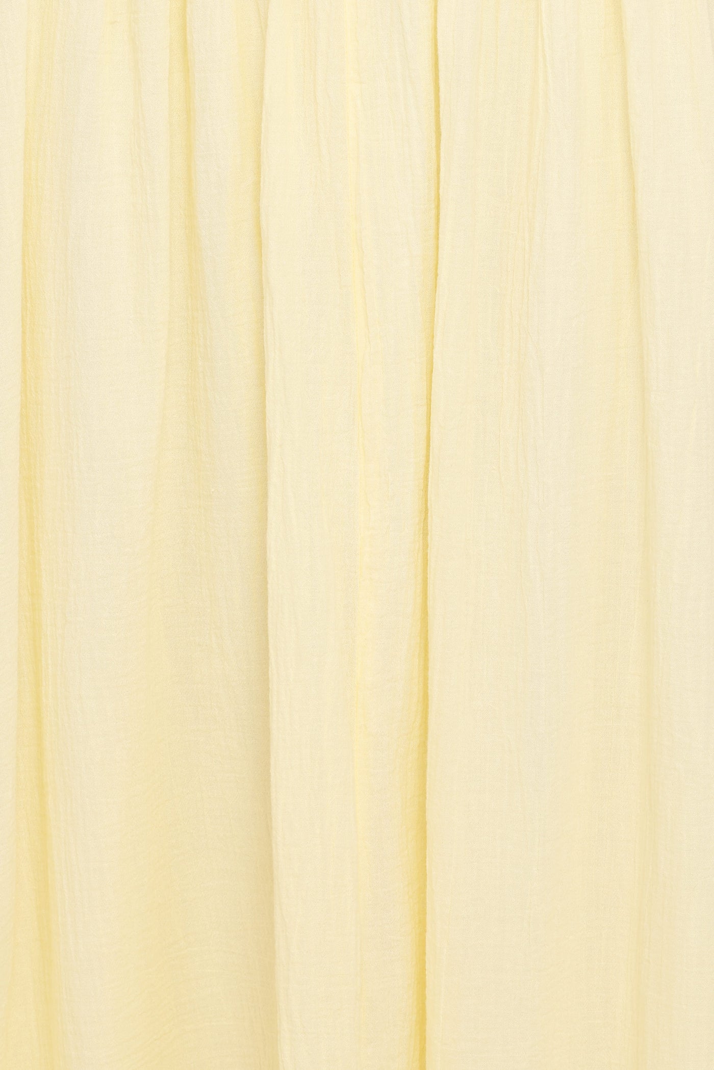 Enola Gather Midi Dress - Yellow