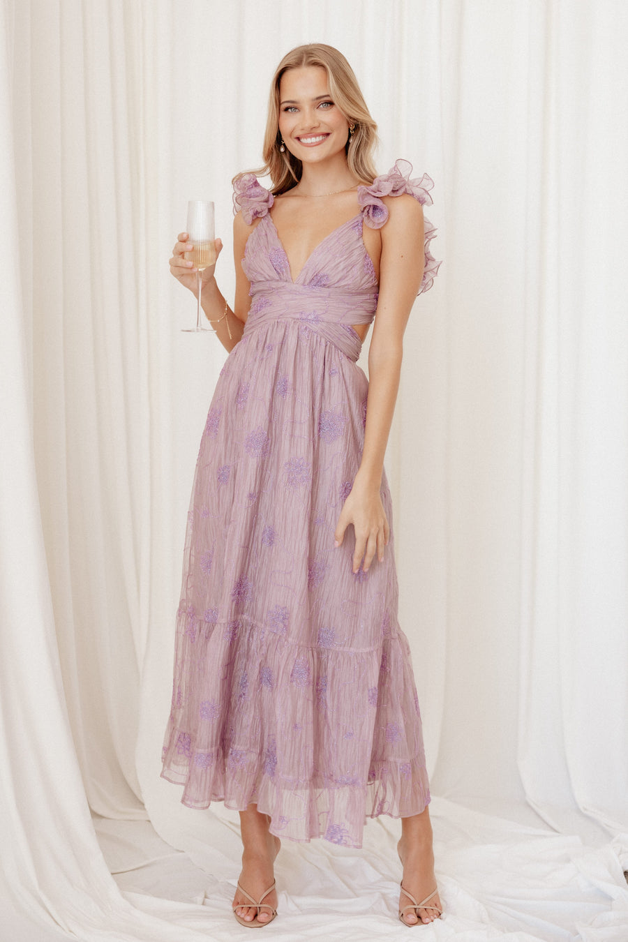Harmony Maxi Dress - Lilac