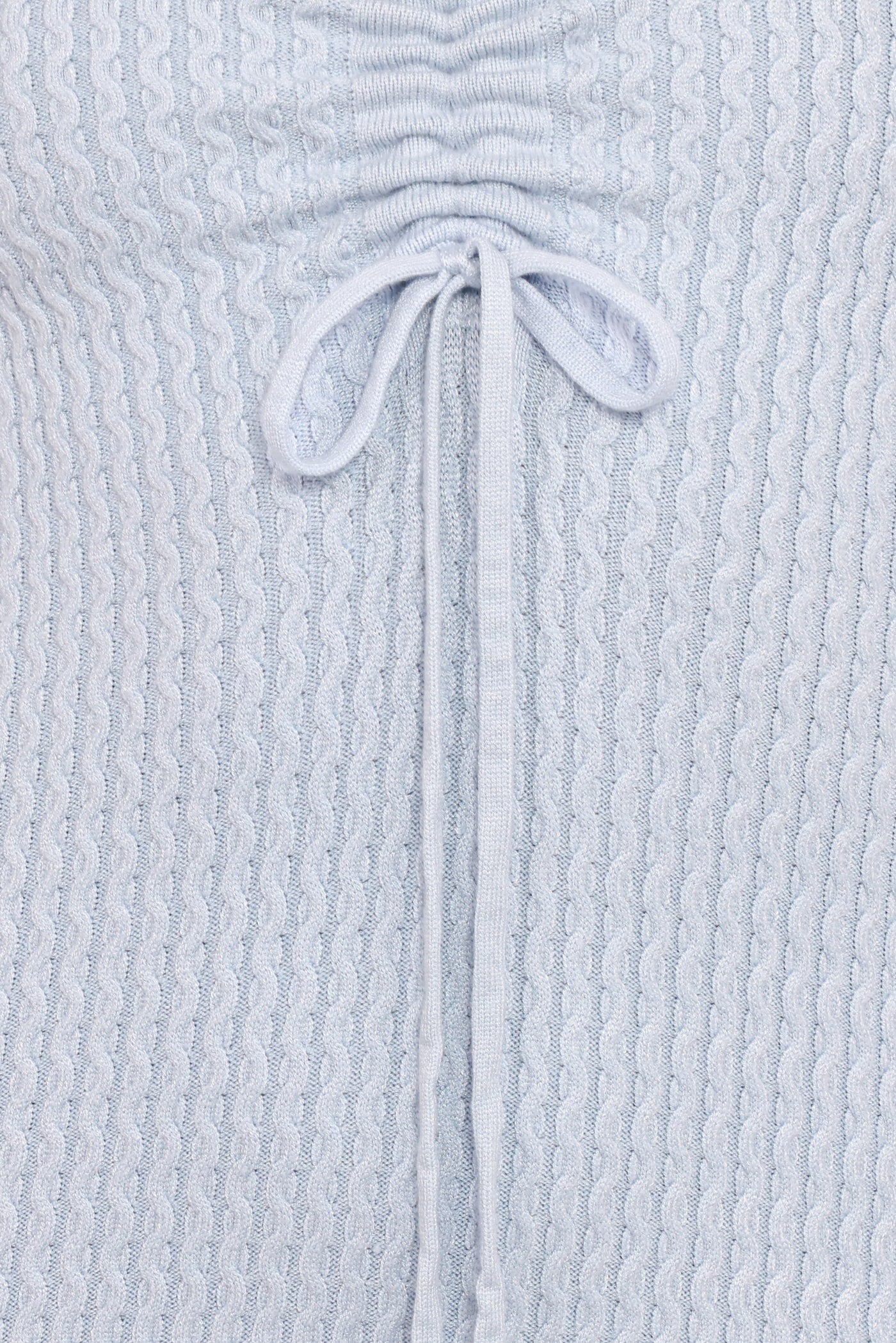 Irene Long Sleeve Midi Dress - Pale Blue