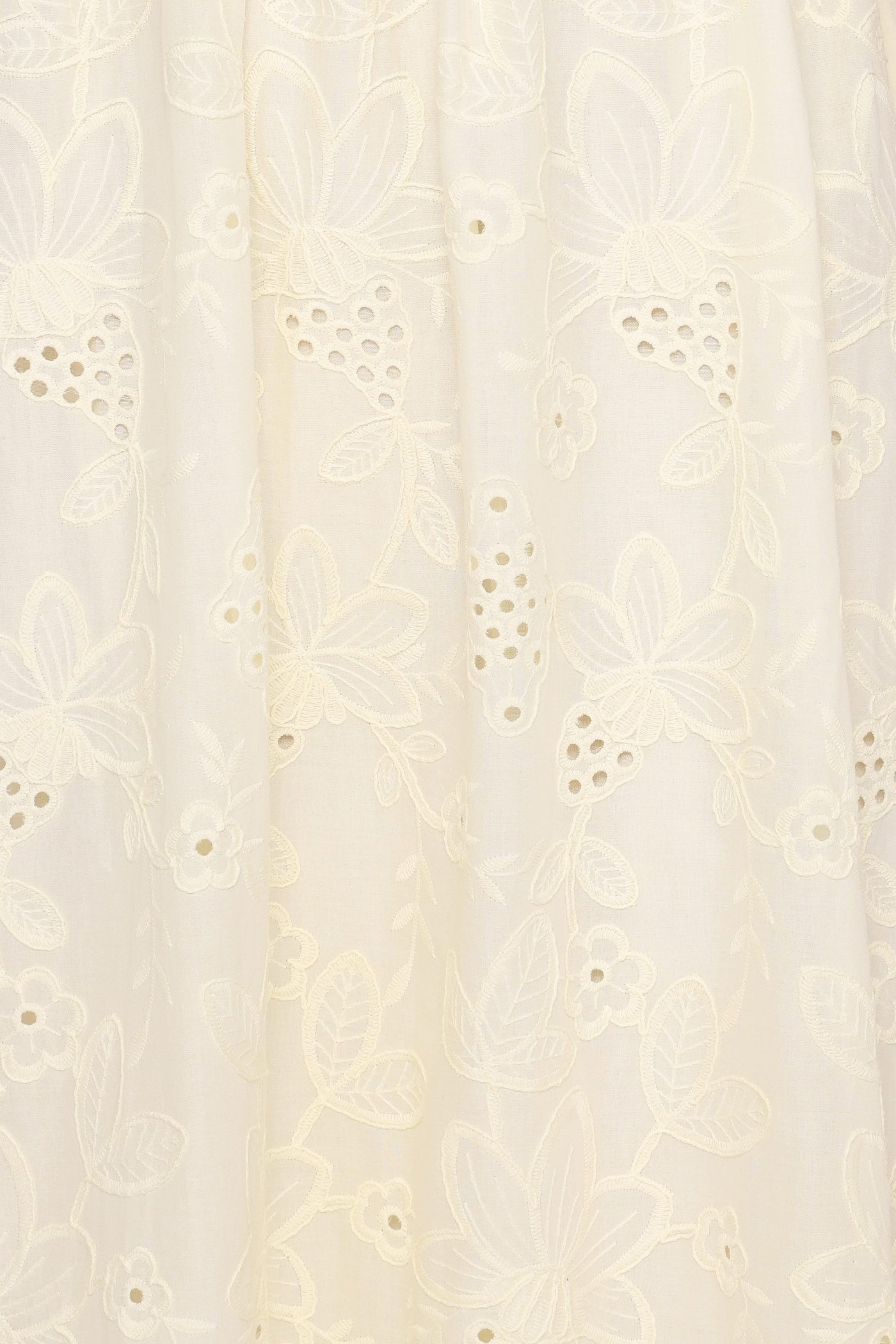 Janice Maxi Dress - Butter Yellow Broderie