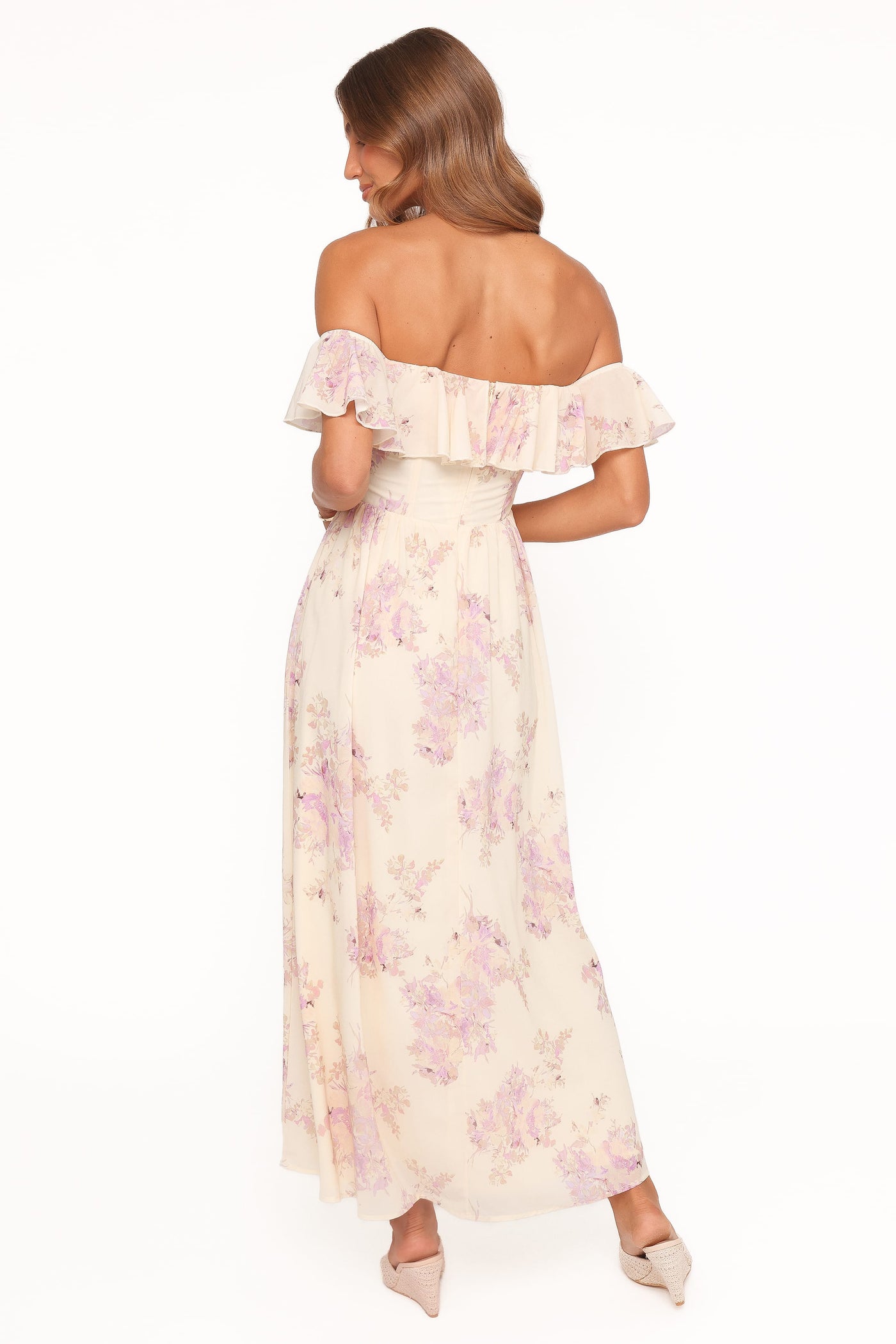 Jemira Maxi Dress - Lavender Floral