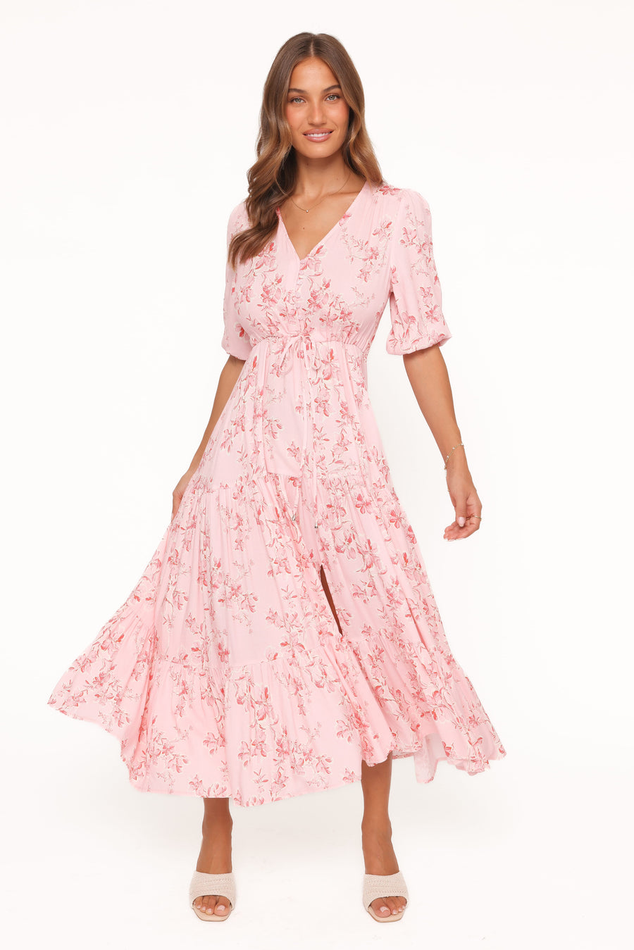 Kelda Dress - Rose Pink Floral