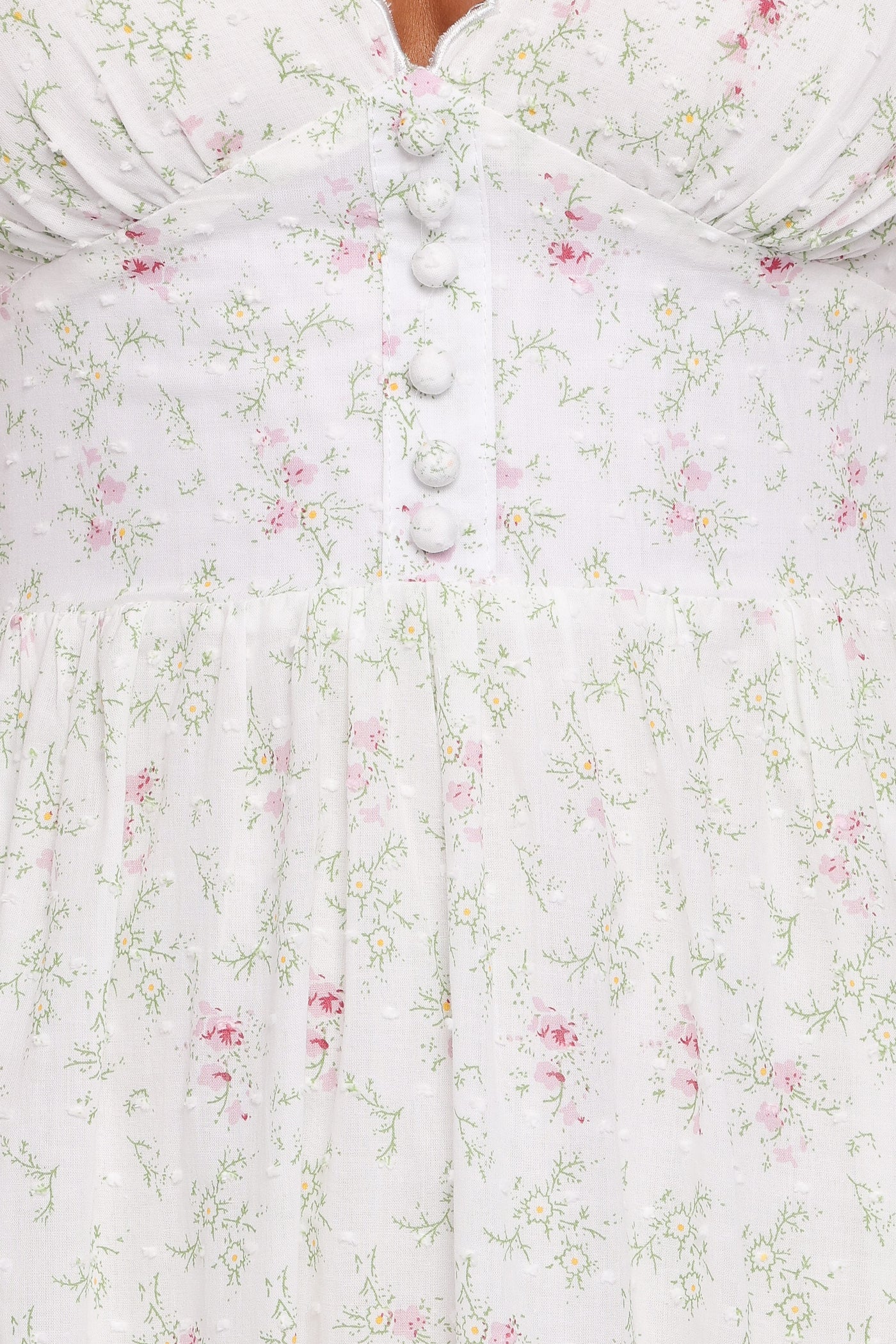 Kimlee Midi Dress - Garden Ditsy