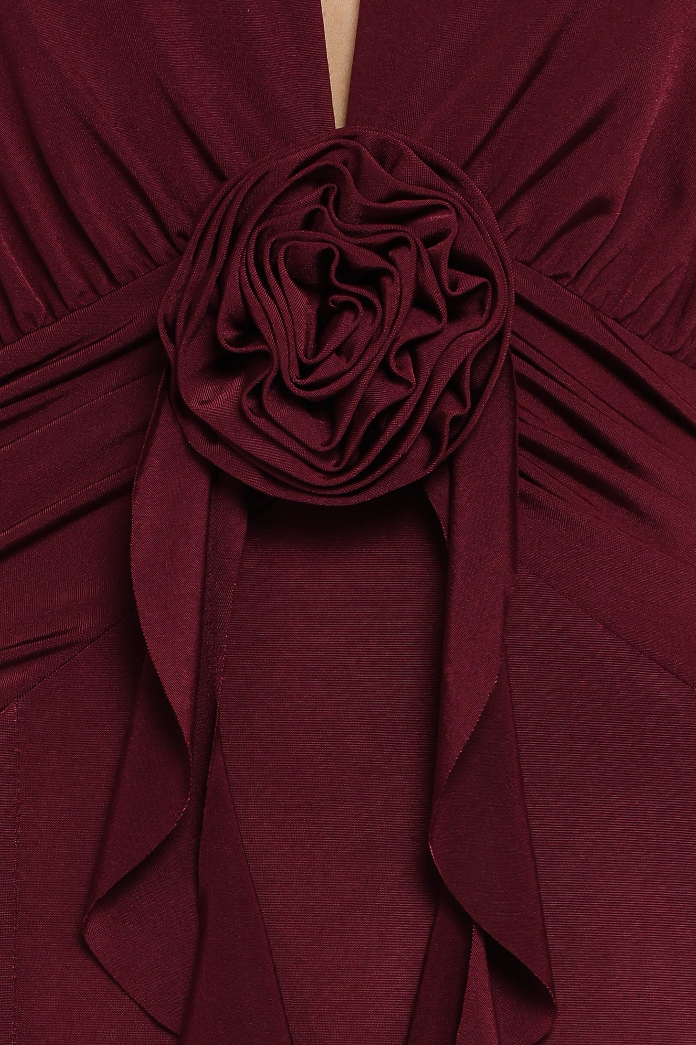 Leowna Halterneck Maxi Dress - Burgundy