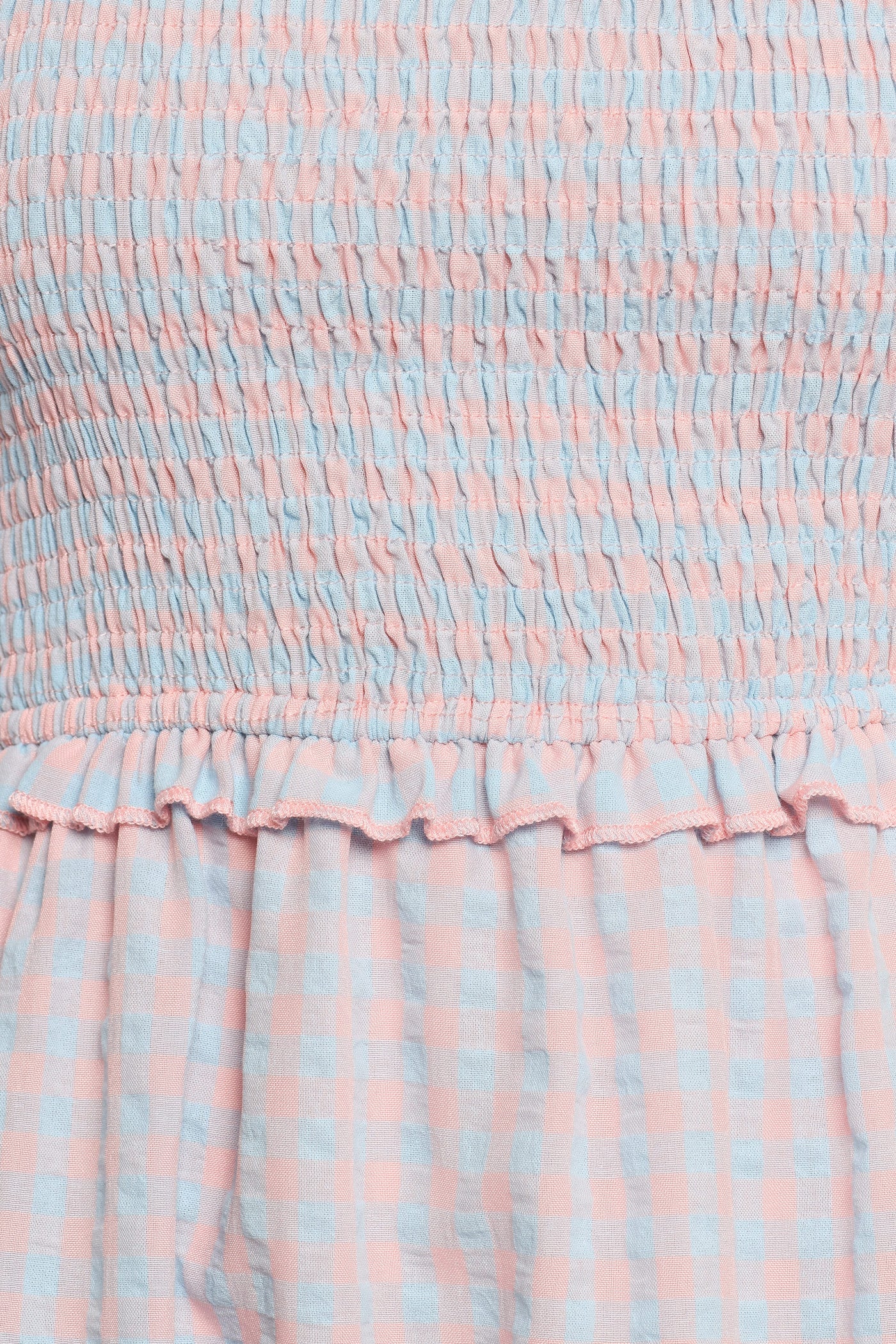 Lille Midi Dress - Blue Gingham