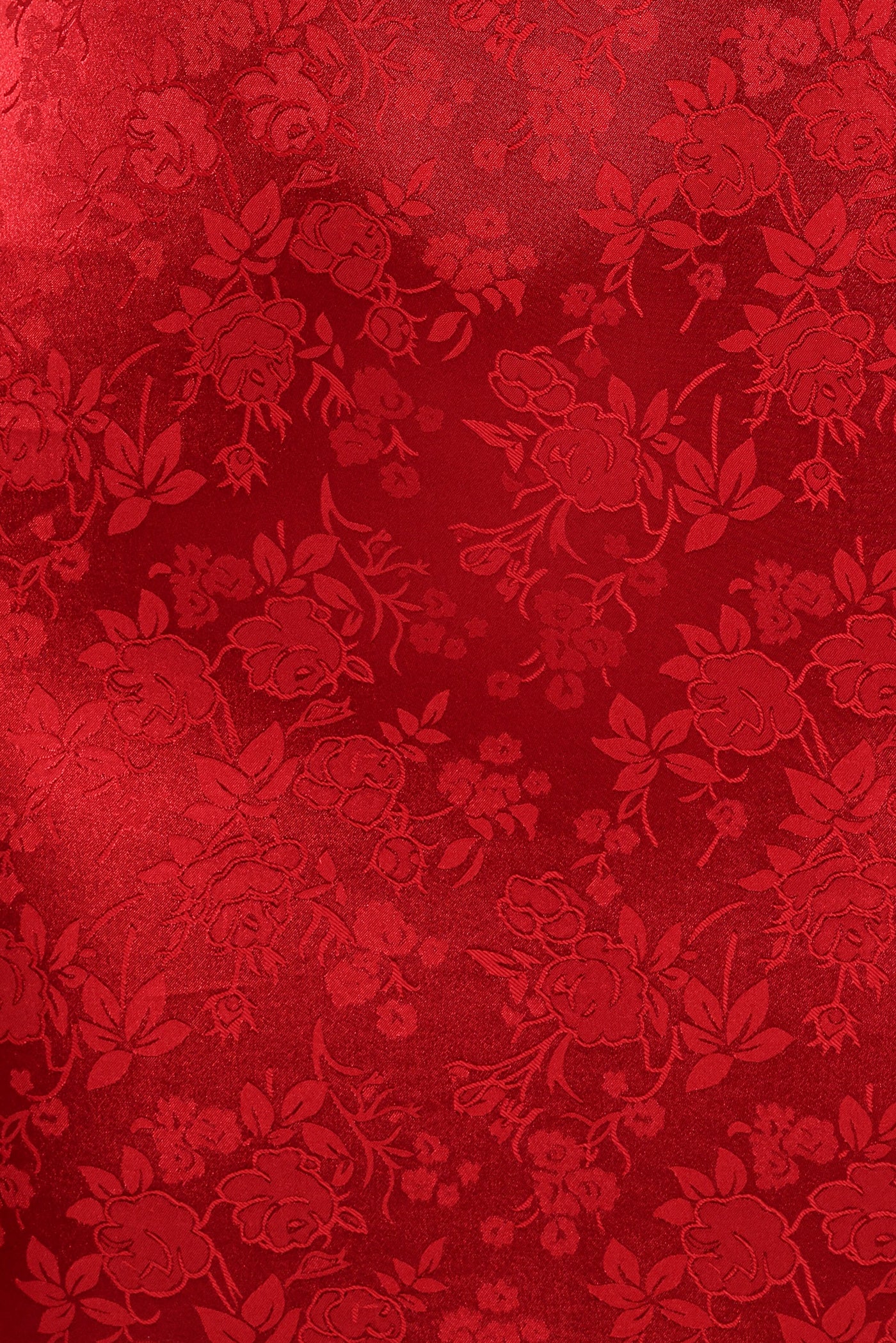 Lomandra Maxi Dress - Red Jacquard