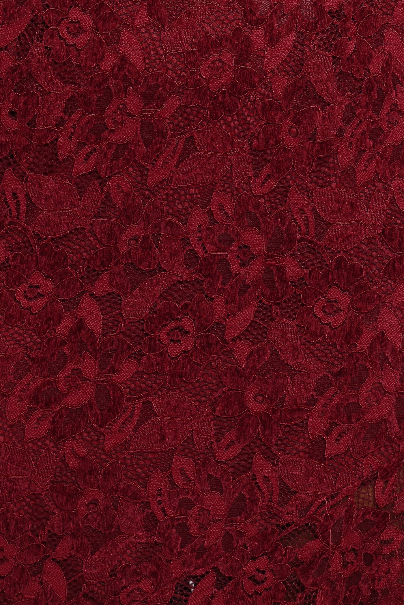 Lorde Midi Dress - Burgundy Lace