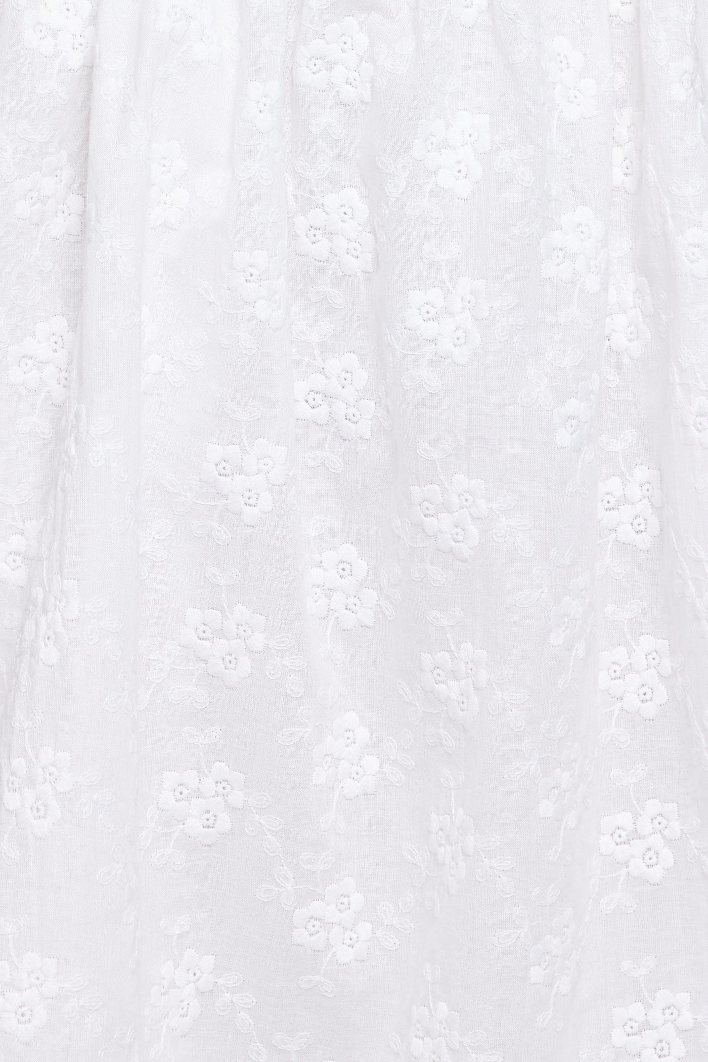 Lynne Mini Dress - White Broderie