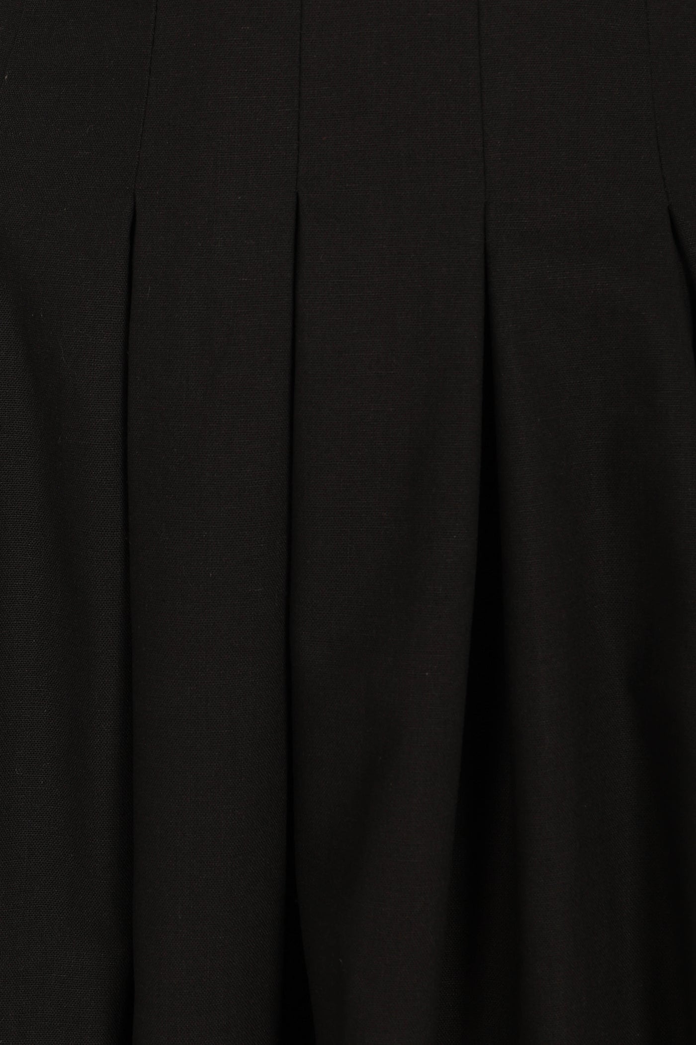 Maria Puff Sleeve Midi Dress - Black