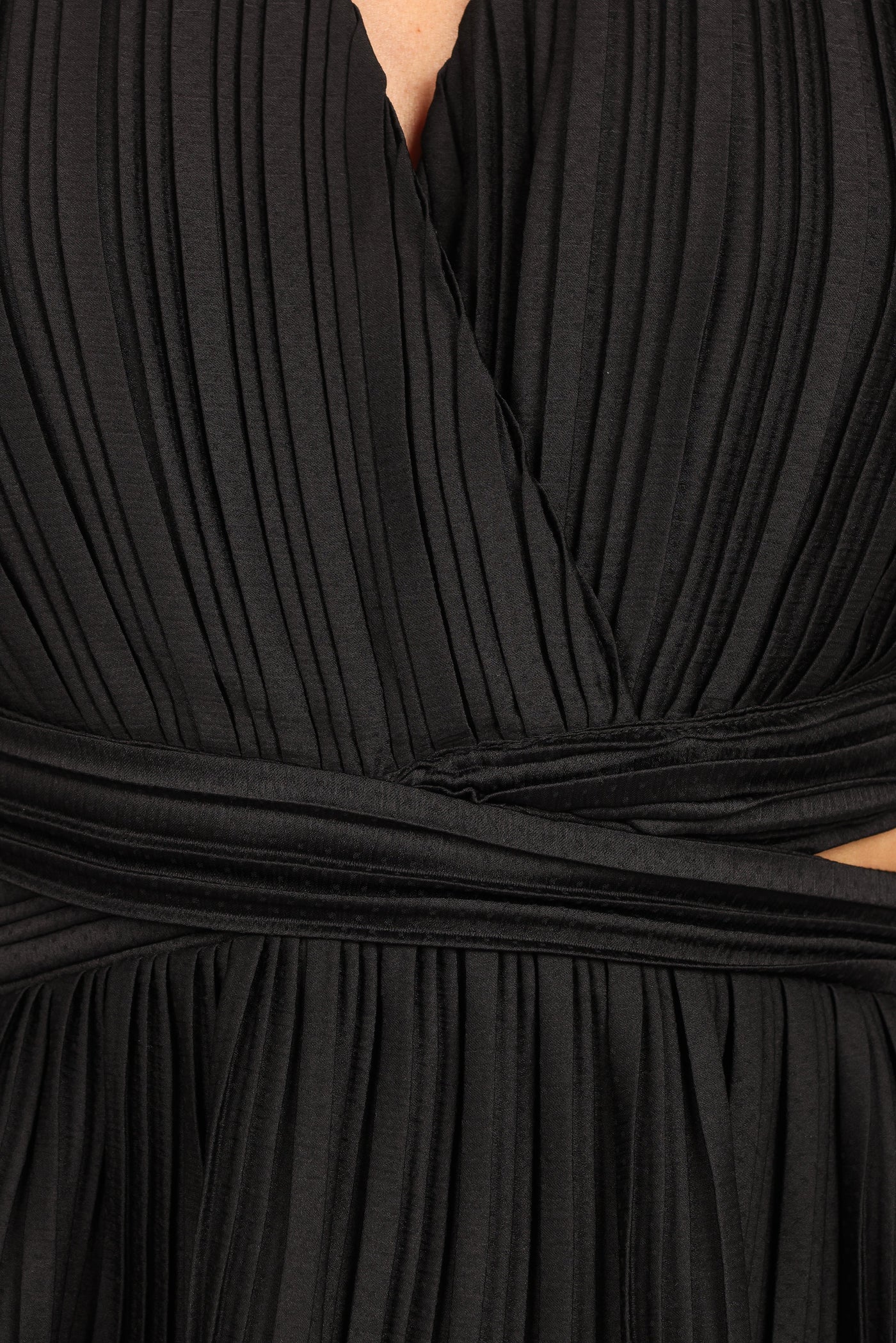 PIppa Long SLeeve Midi Dress - Black