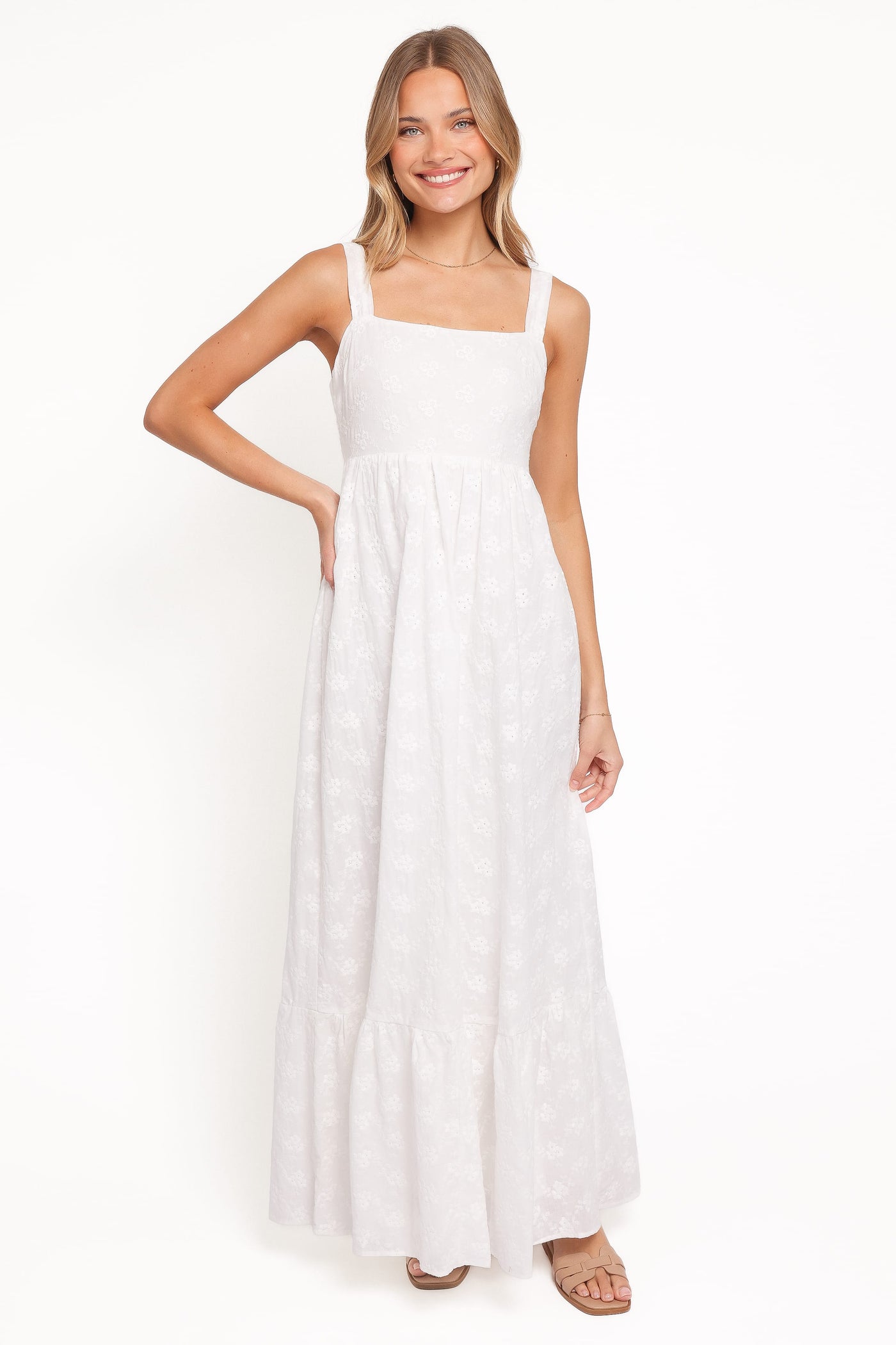 Reid Maxi Dress - White
