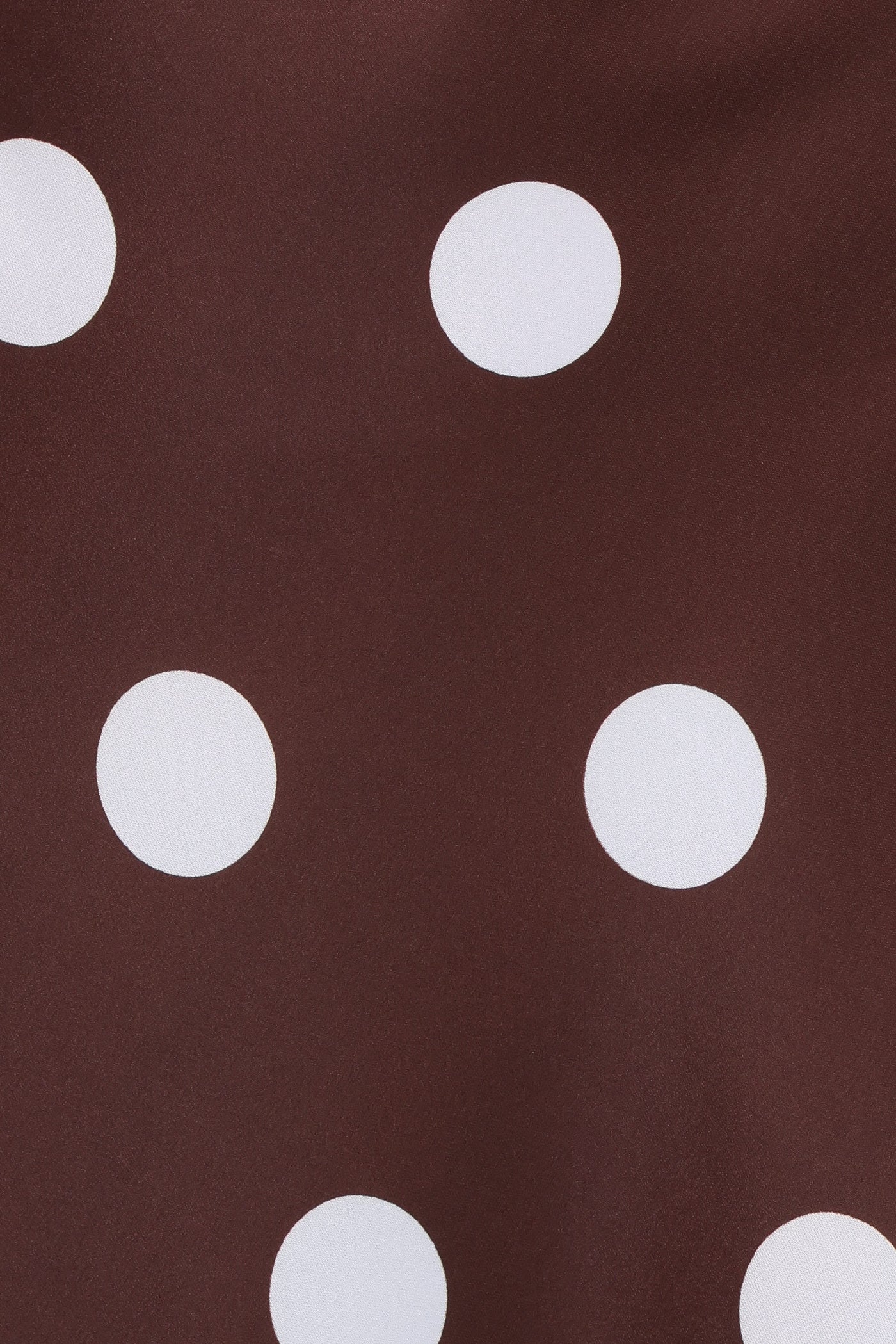 Remmie Strapless Maxi Dress - Brown Polka Dot