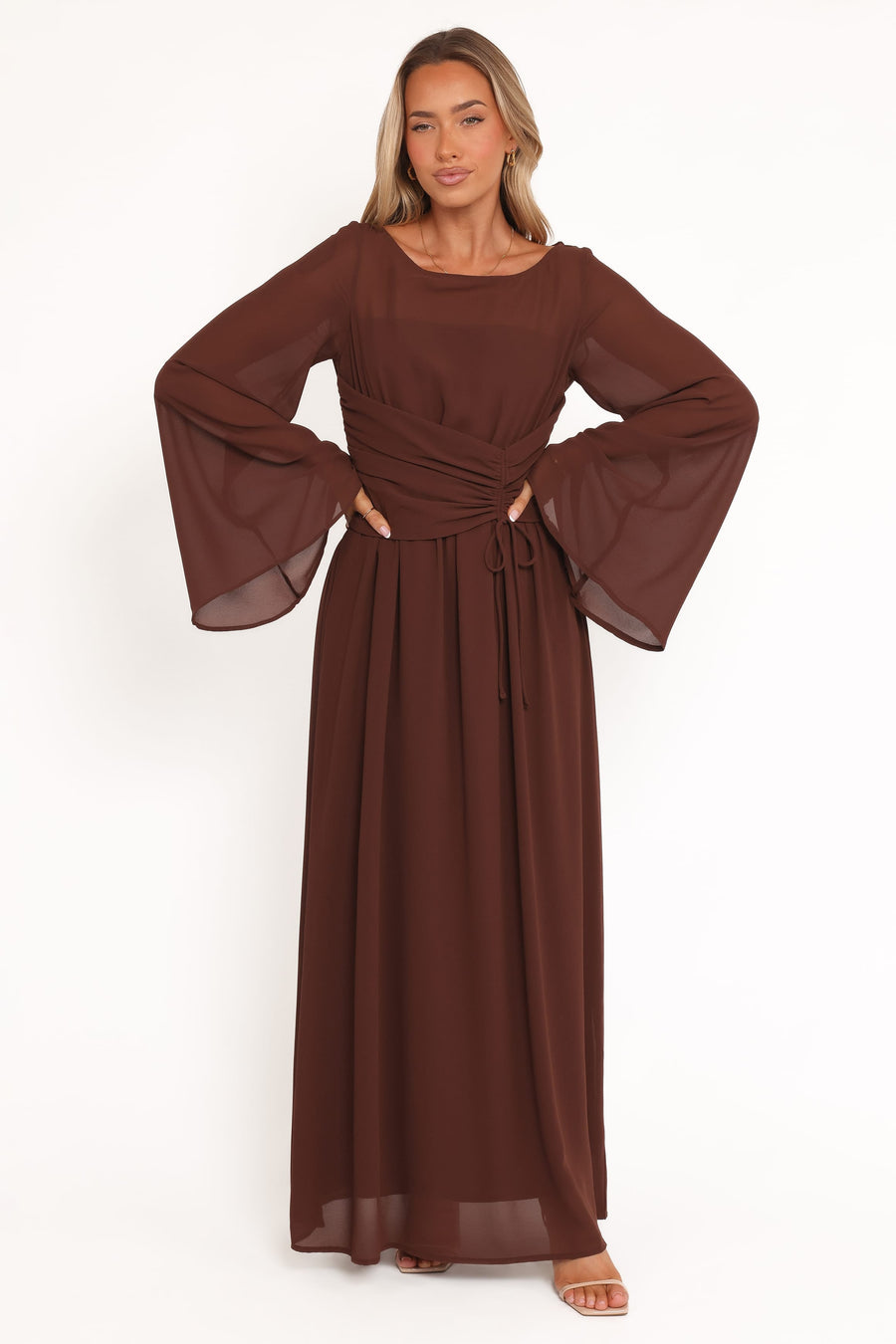 Samara Maxi Dress - Brown