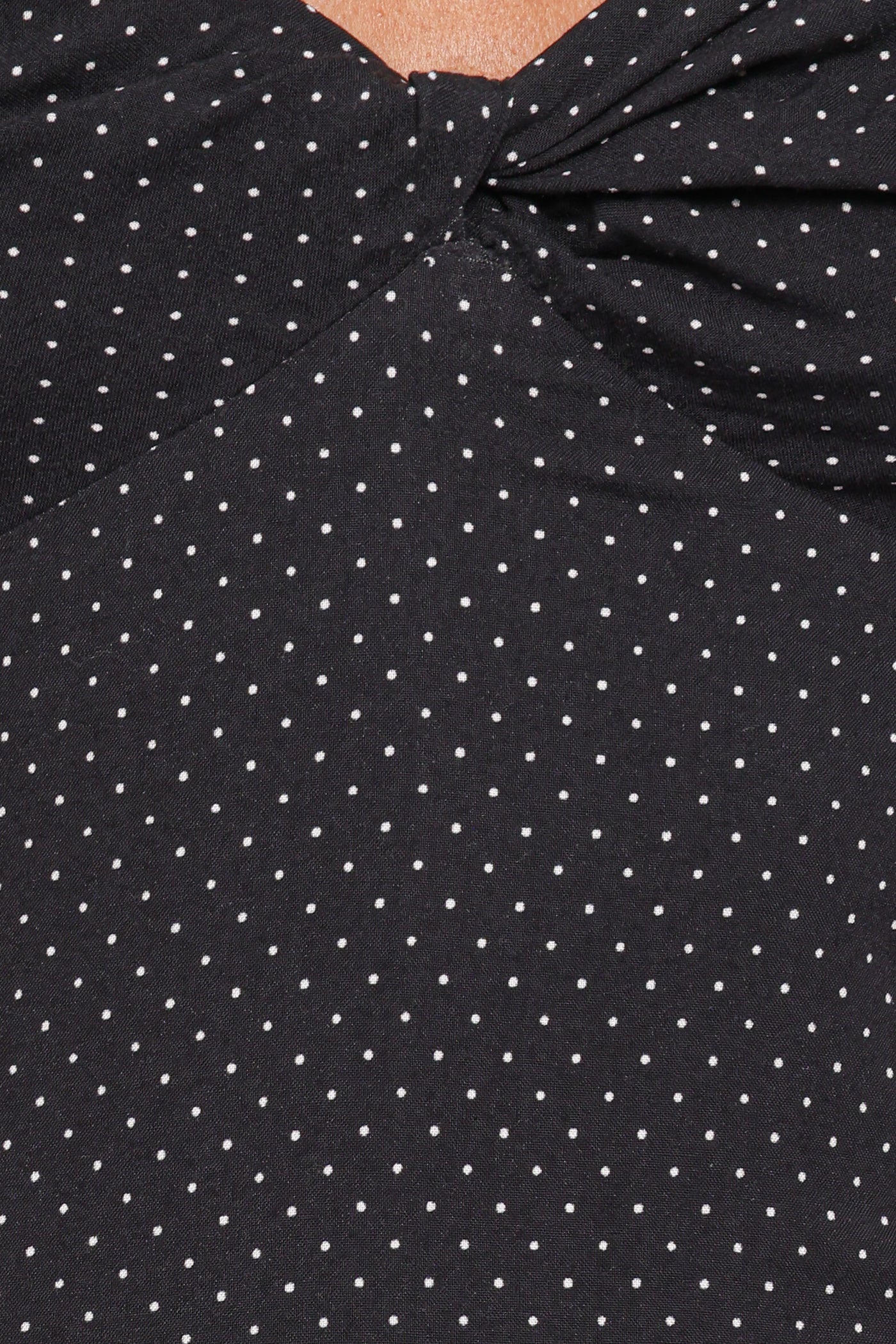 Shanice Maxi Dress - Black Polka Dot
