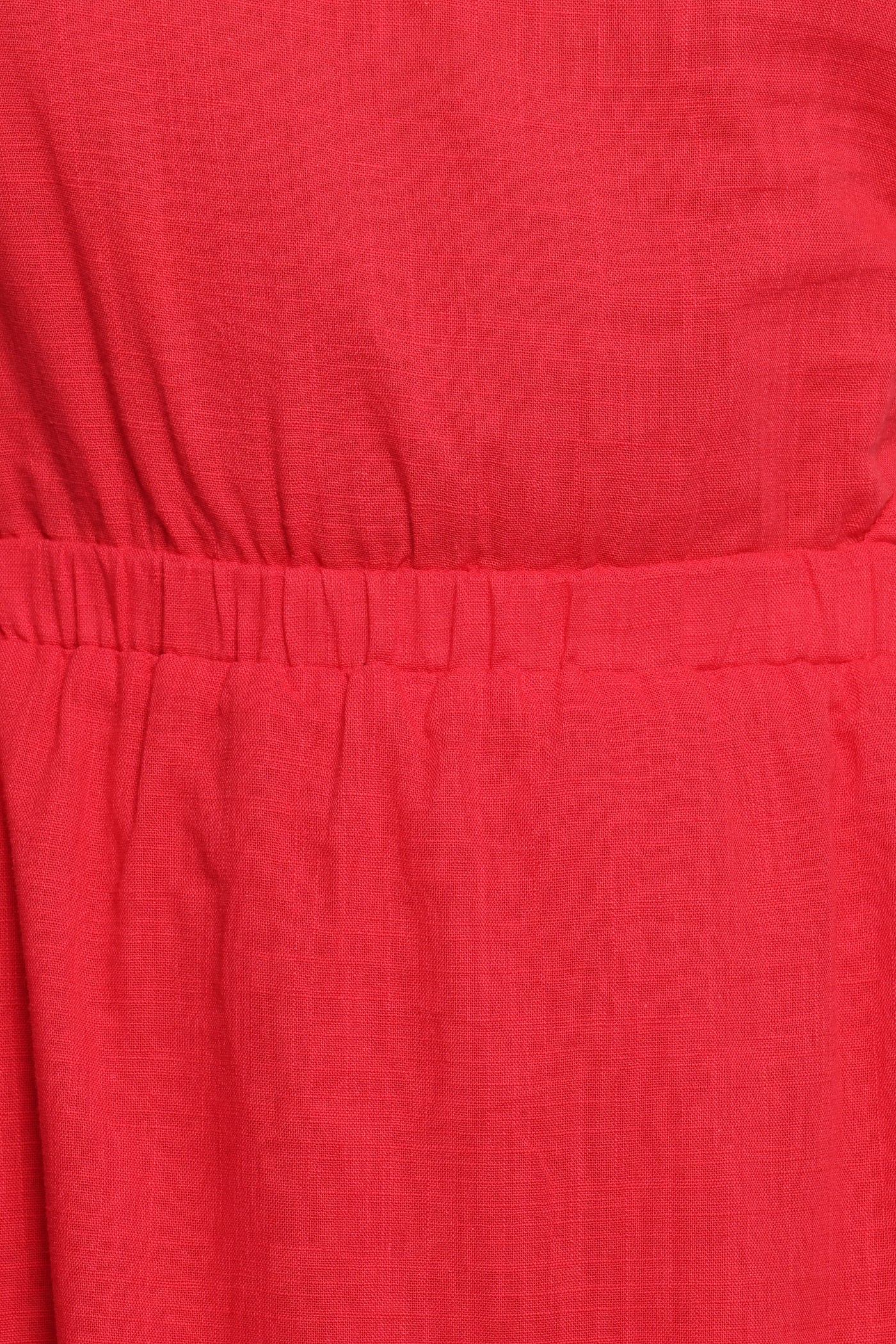 Teresa One Shoulder Midi Dress - Red