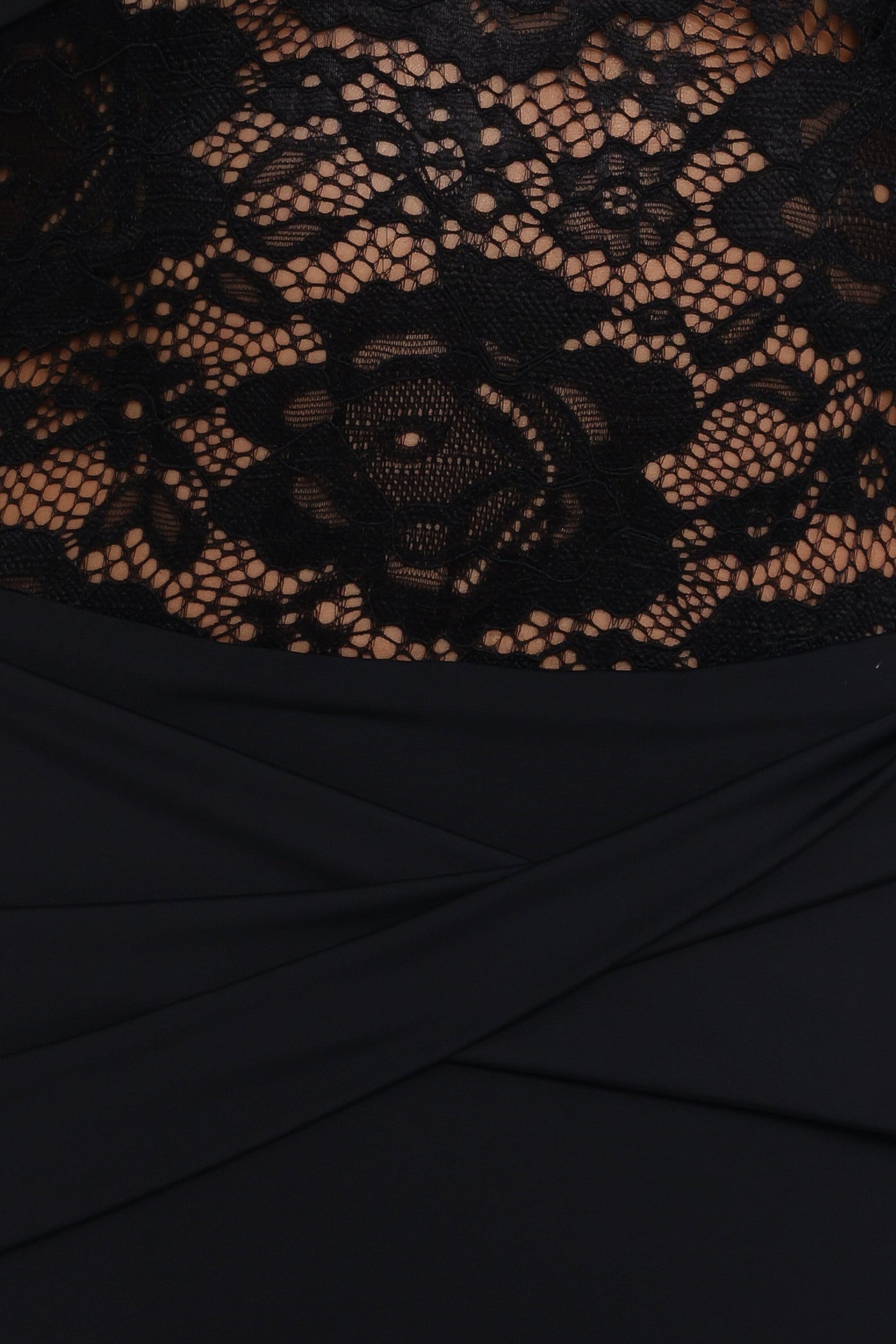 Tinashe Lace Midi Dress - Black