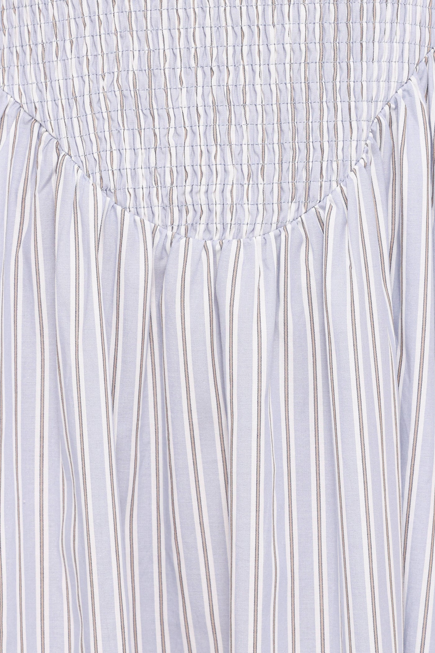 Tony Maxi Dress - Brown/Blue Stripe
