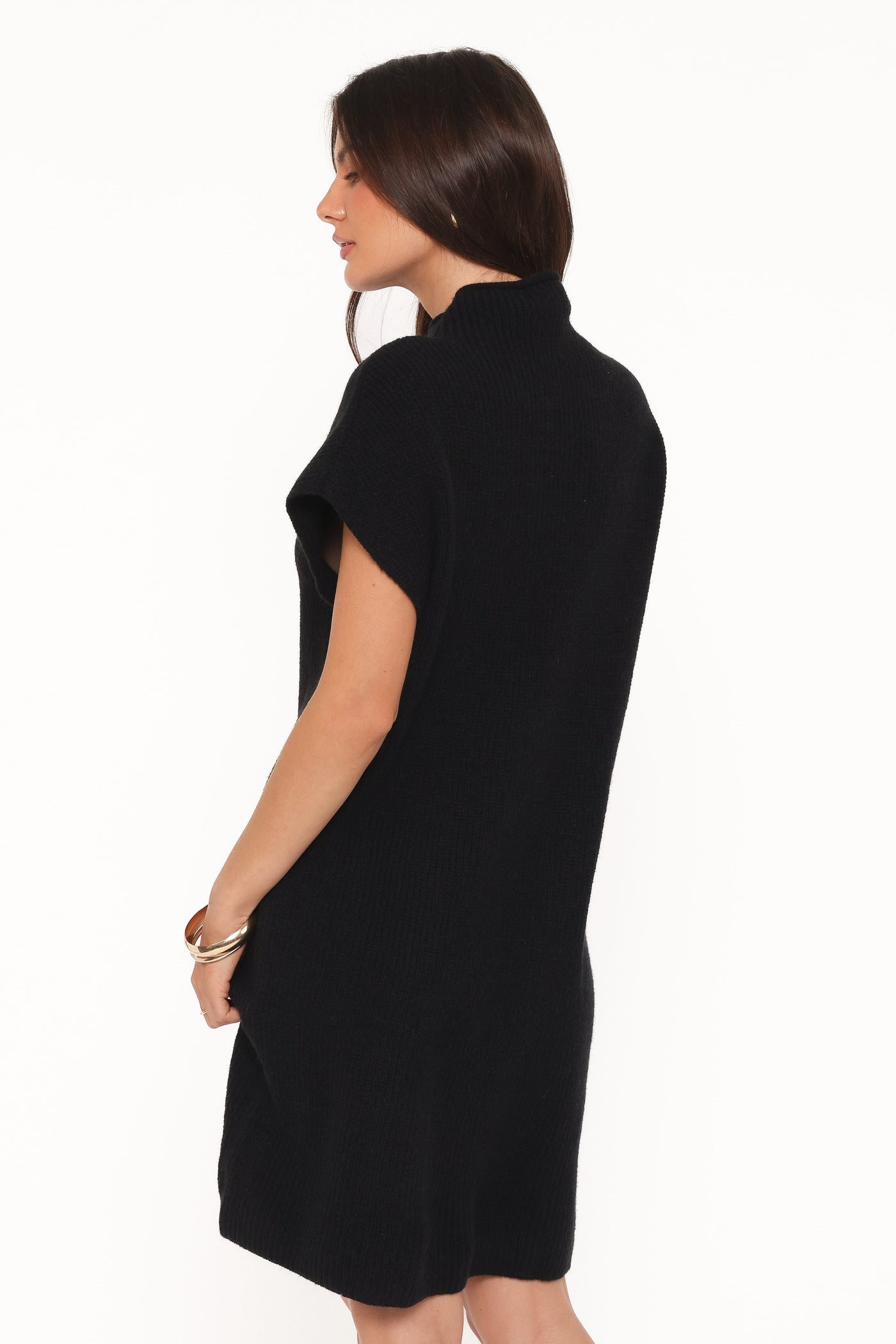 Wright Knit Mini Dress - Black