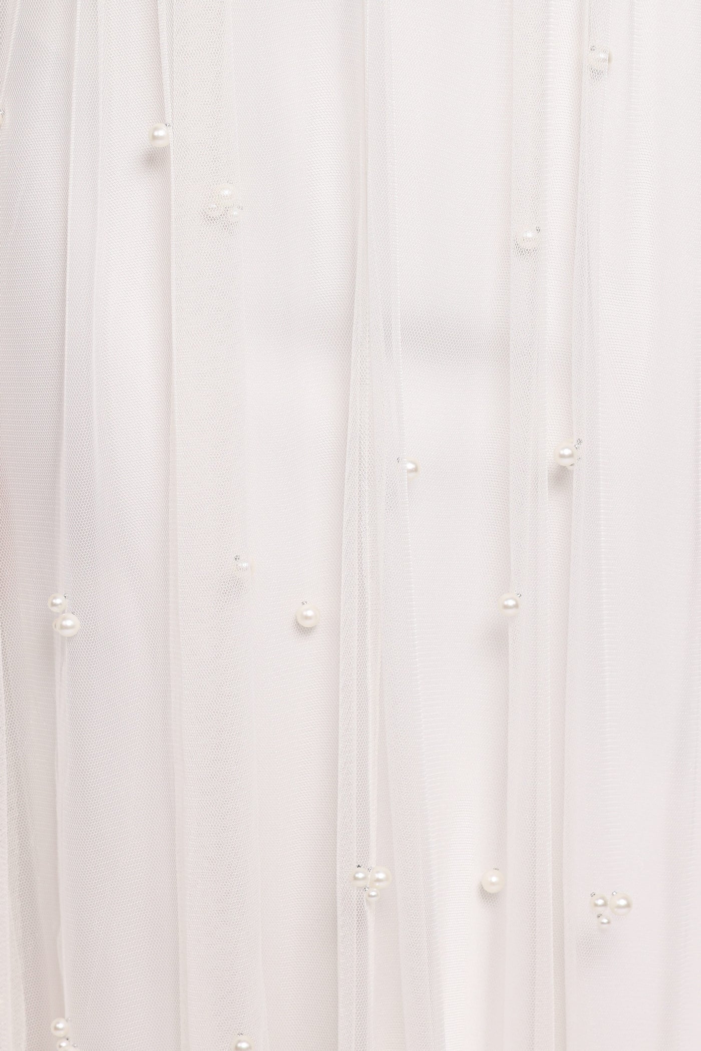 Yulia Pearl Midi Dress - Ecru