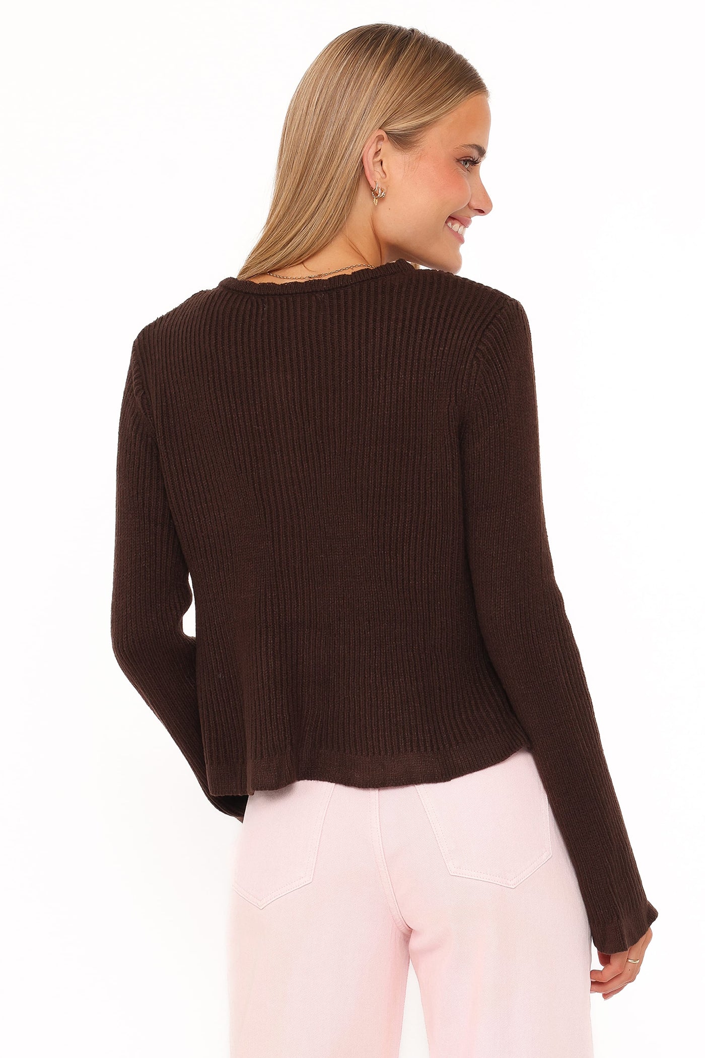 Charmer Cardigan - Brown