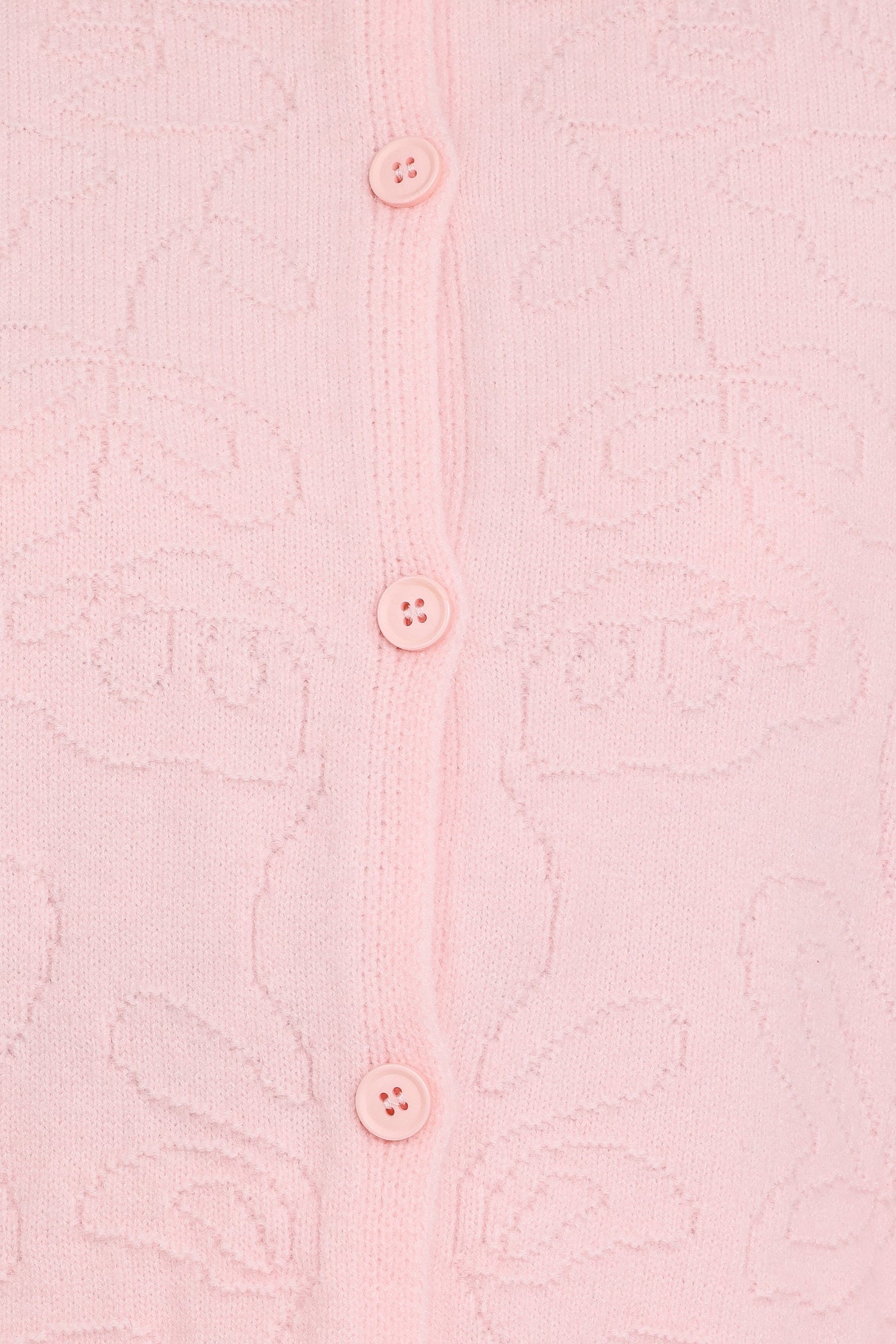 Fauna Tonal Floral Cardigan - Pink