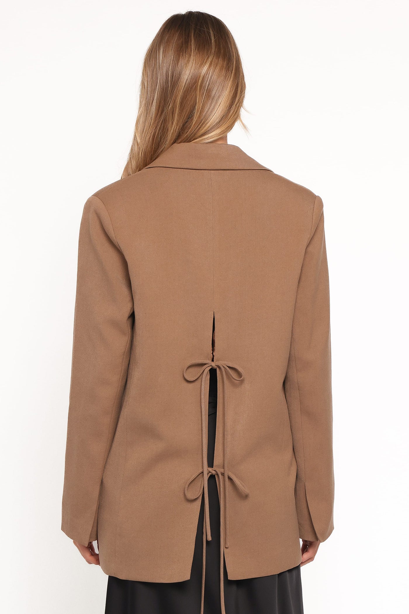 Tove Tie Back Blazer - Tan