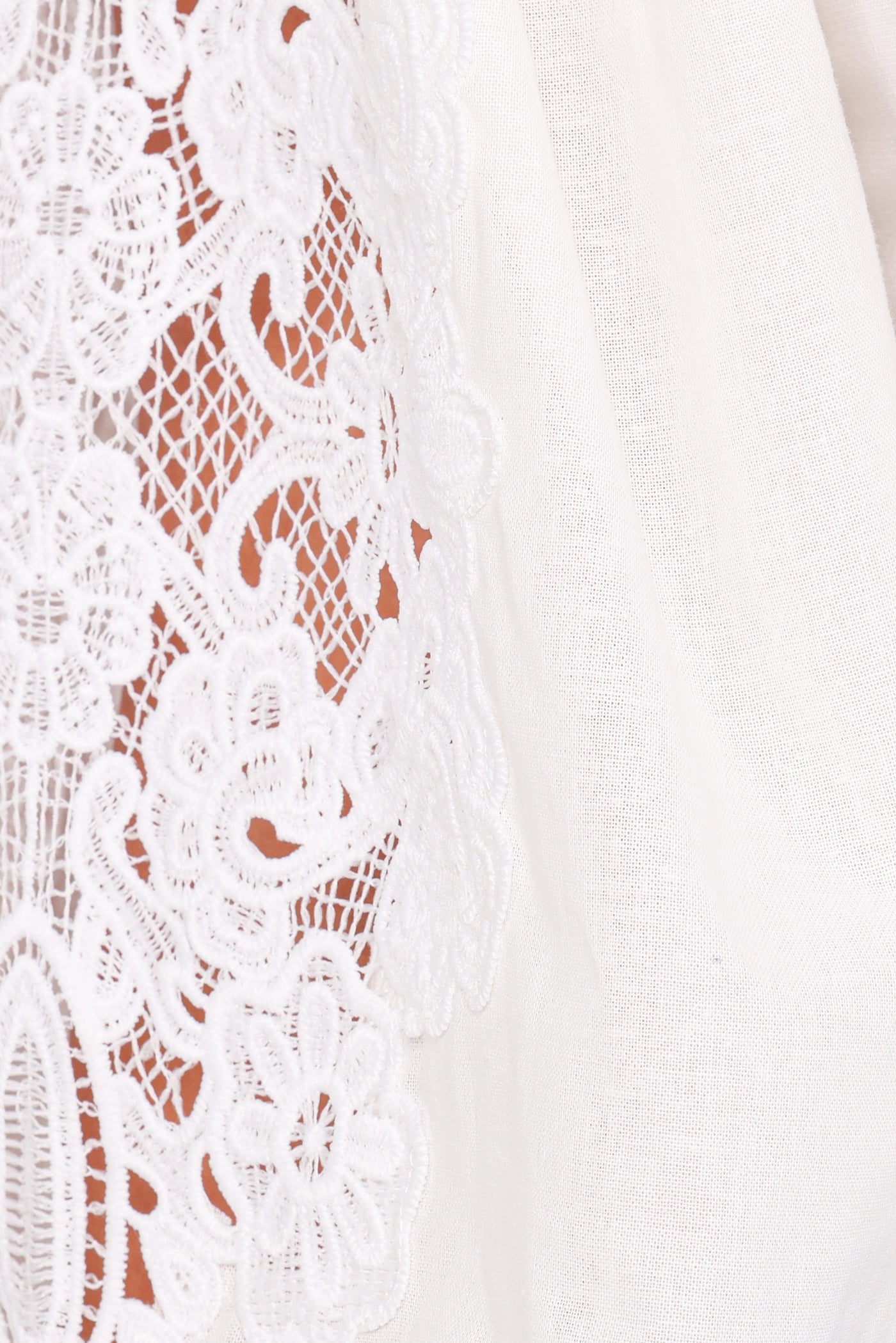 Angelica Long Sleeve Top - White