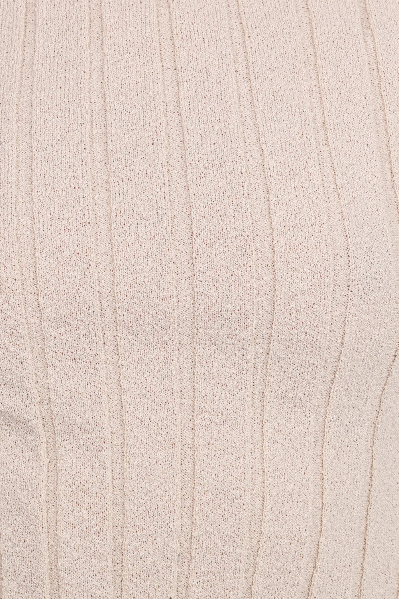 Brodie Wide Rib Knit Top - Beige