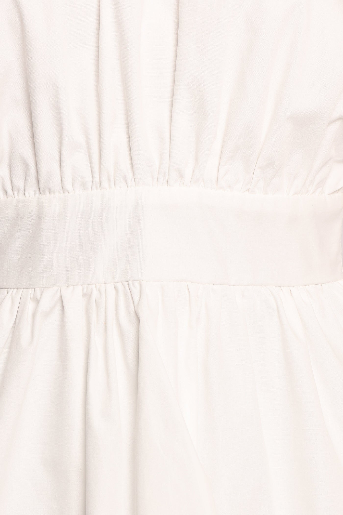 Camila Open Back Top - White