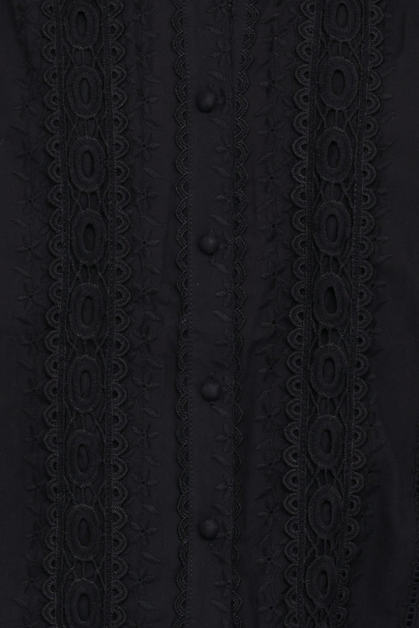 Catania Lace Inset Top - Black