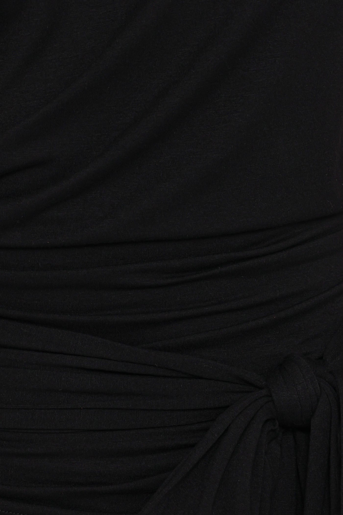 Clarke Off The Shoulder Tie Top - Black