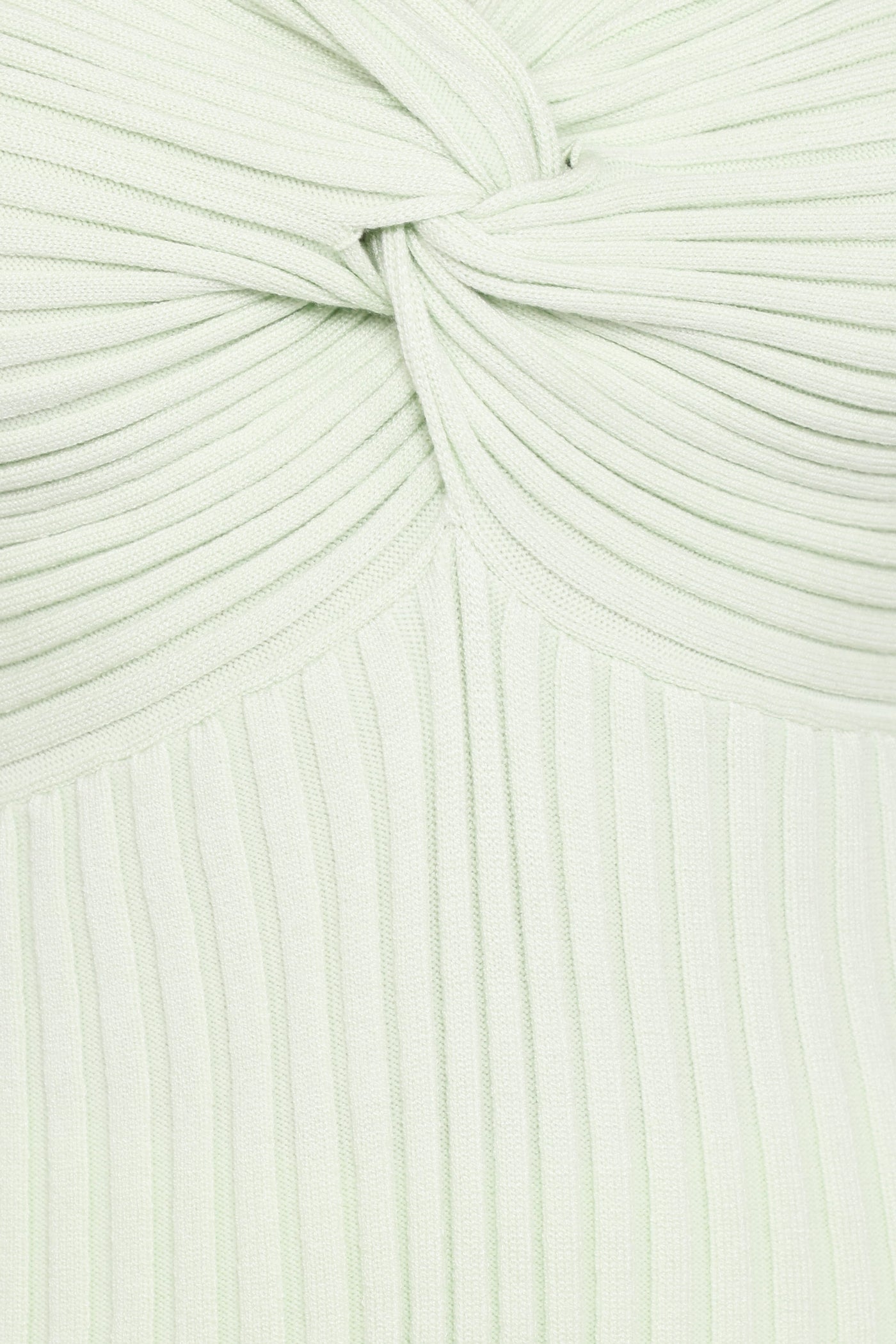 Demi Twist Detail Knit Top - Sage