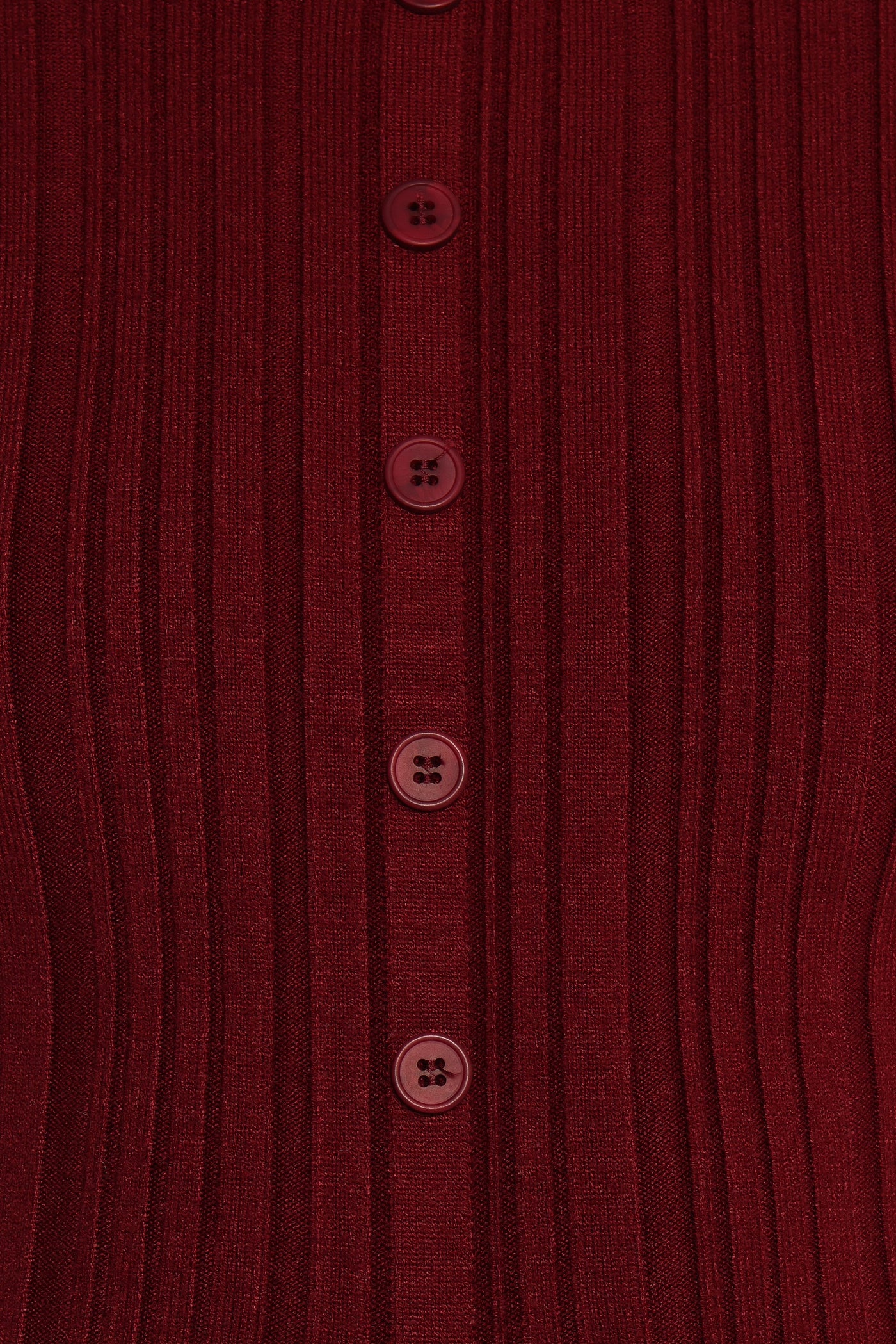 Hatte Cardigan Top - Dark Cherry