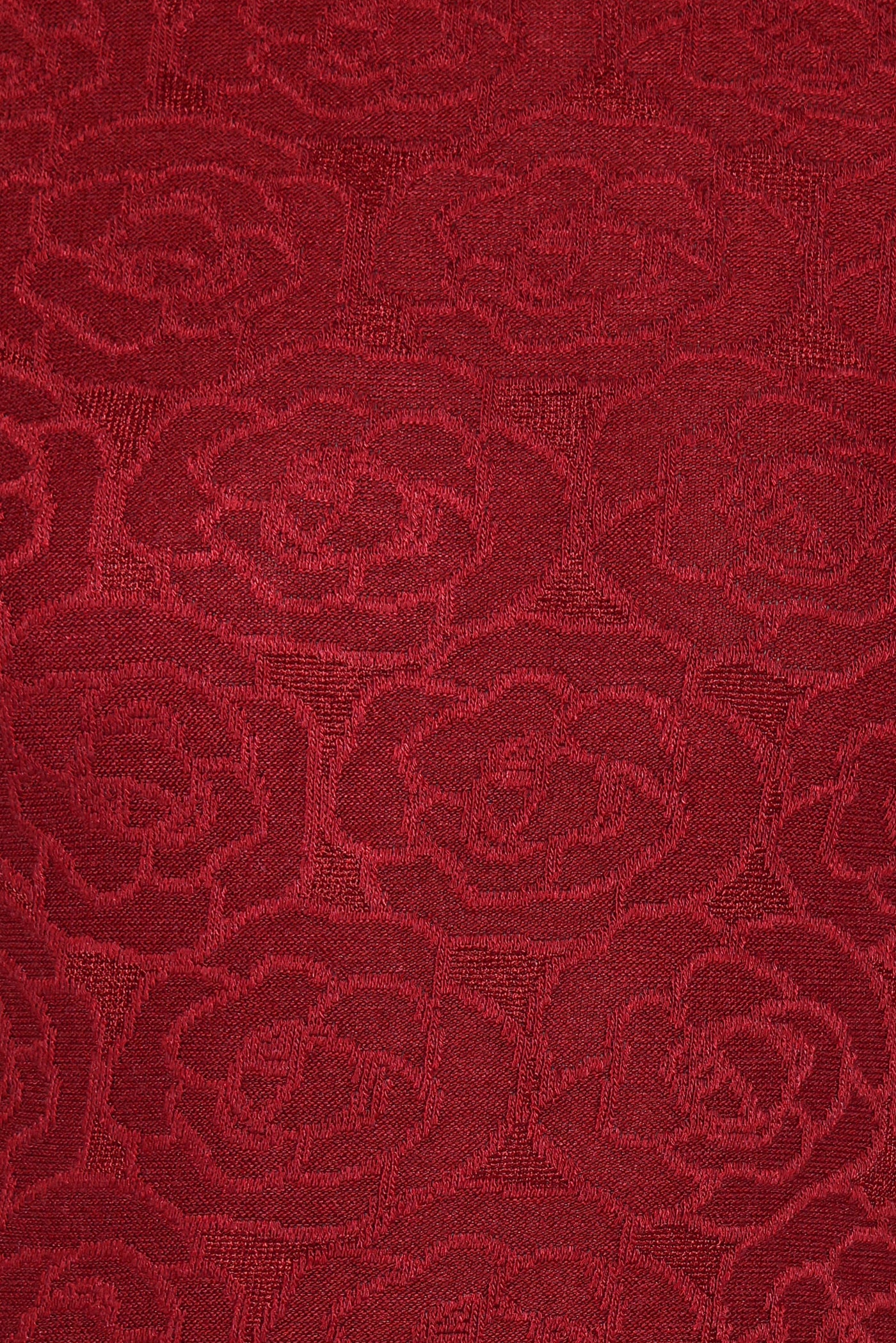 Jasmine Long Sleeve Lace Top - Red
