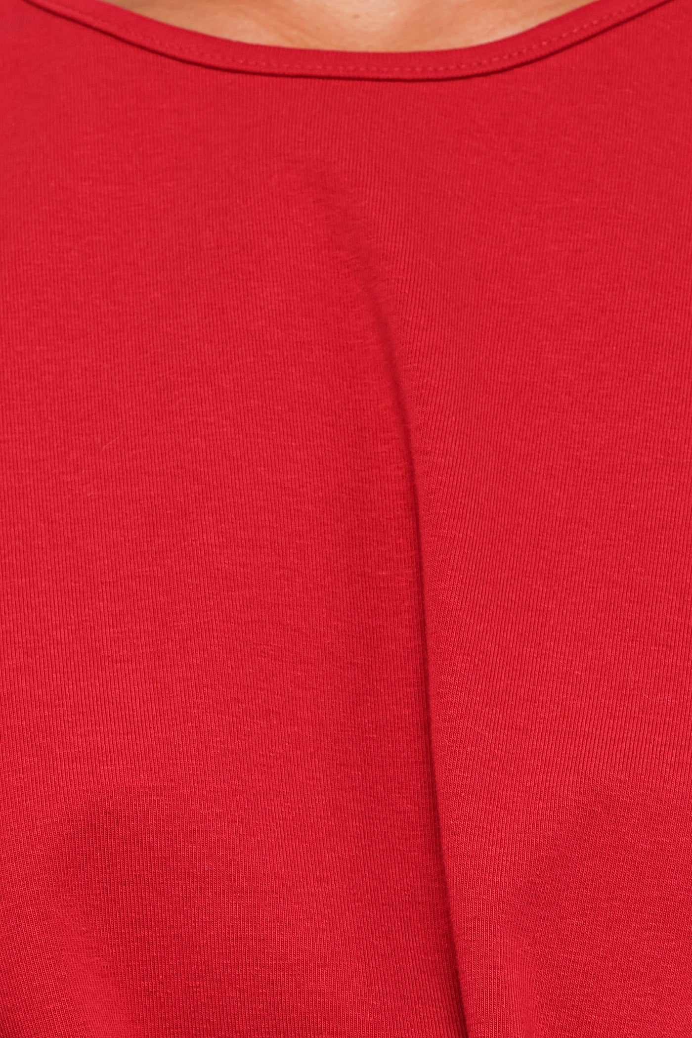 Kathy Tie Front Top - Red