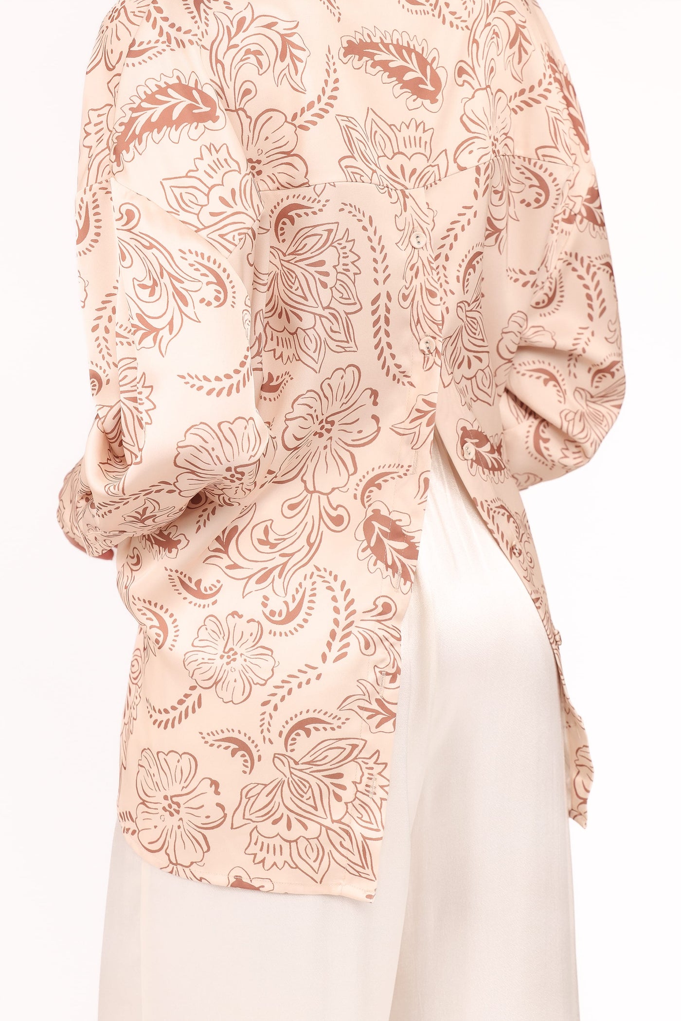 Rosalie Shirt - Brown Paisley