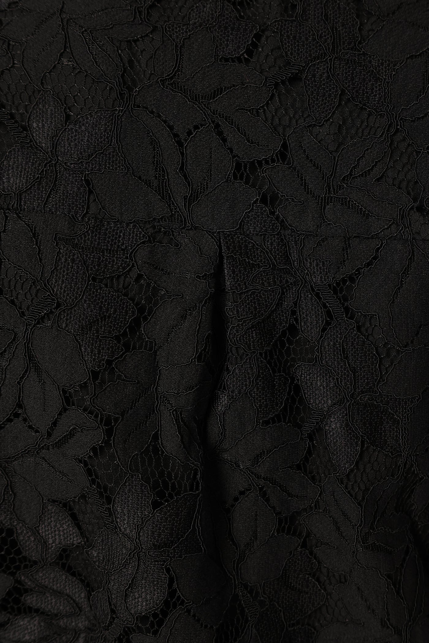 Tadeo Lace Shirt - Black