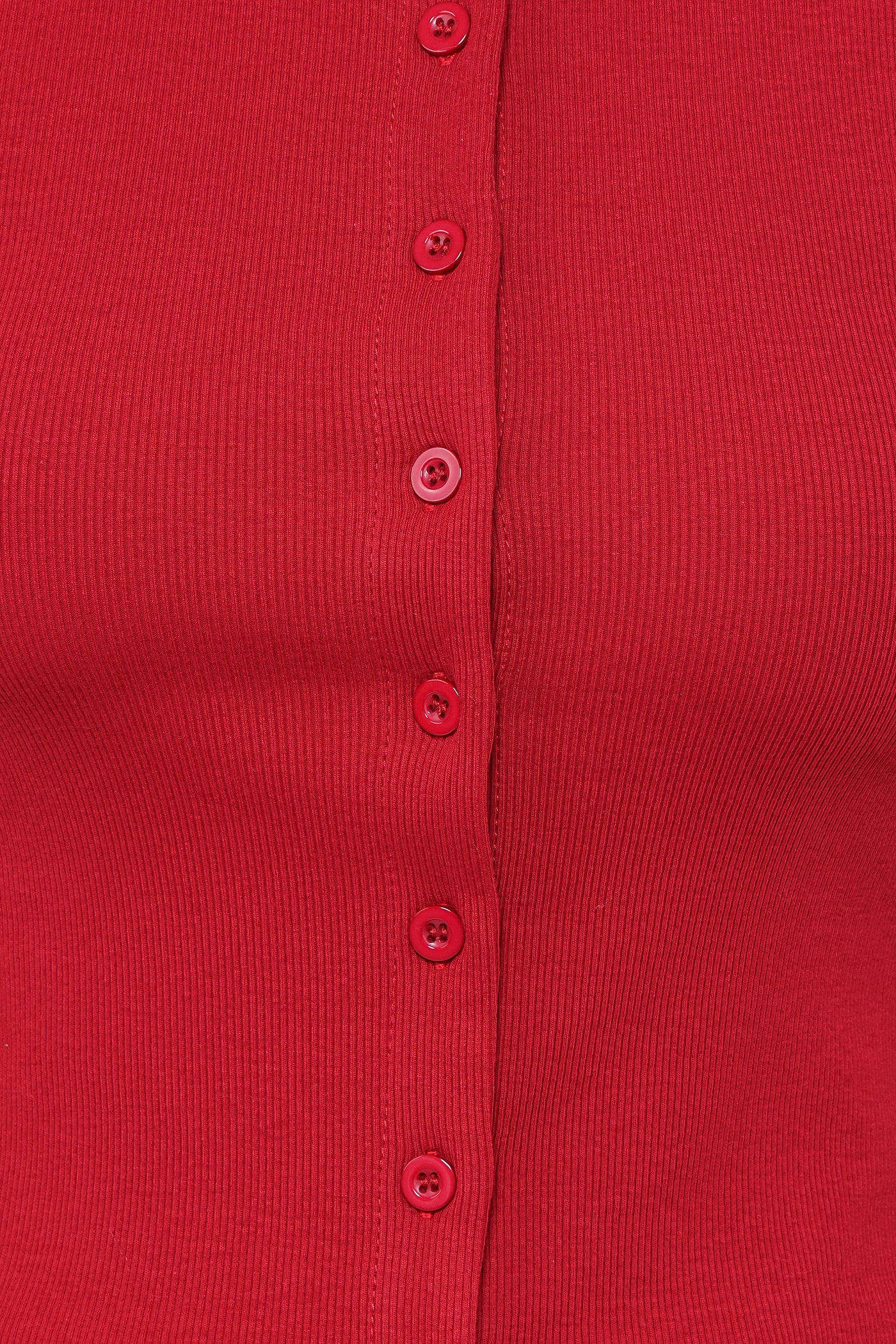 Tylarah Short Sleeve Cardigan Top - Red